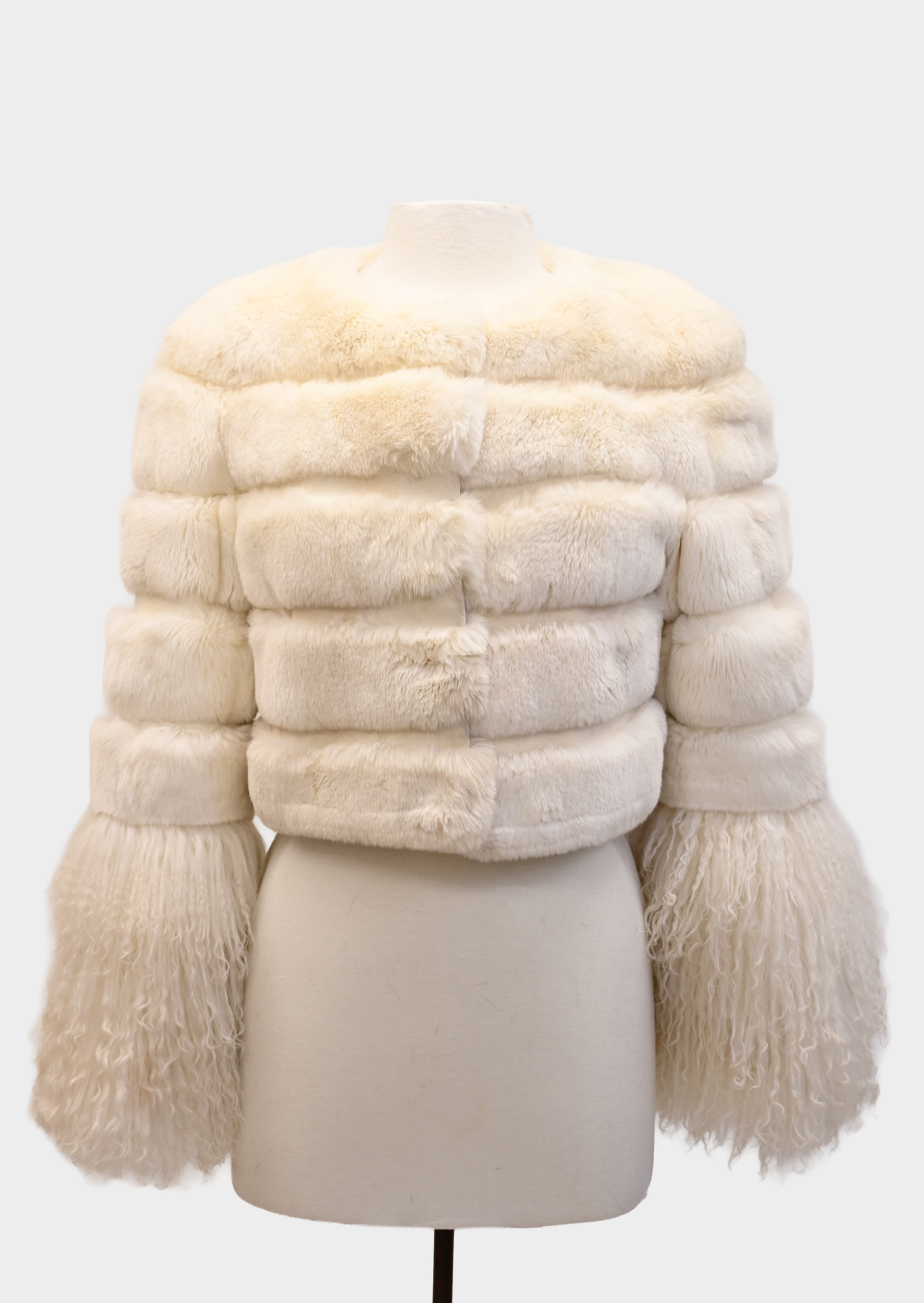 Rabbit and Mongolian Fur Jacket