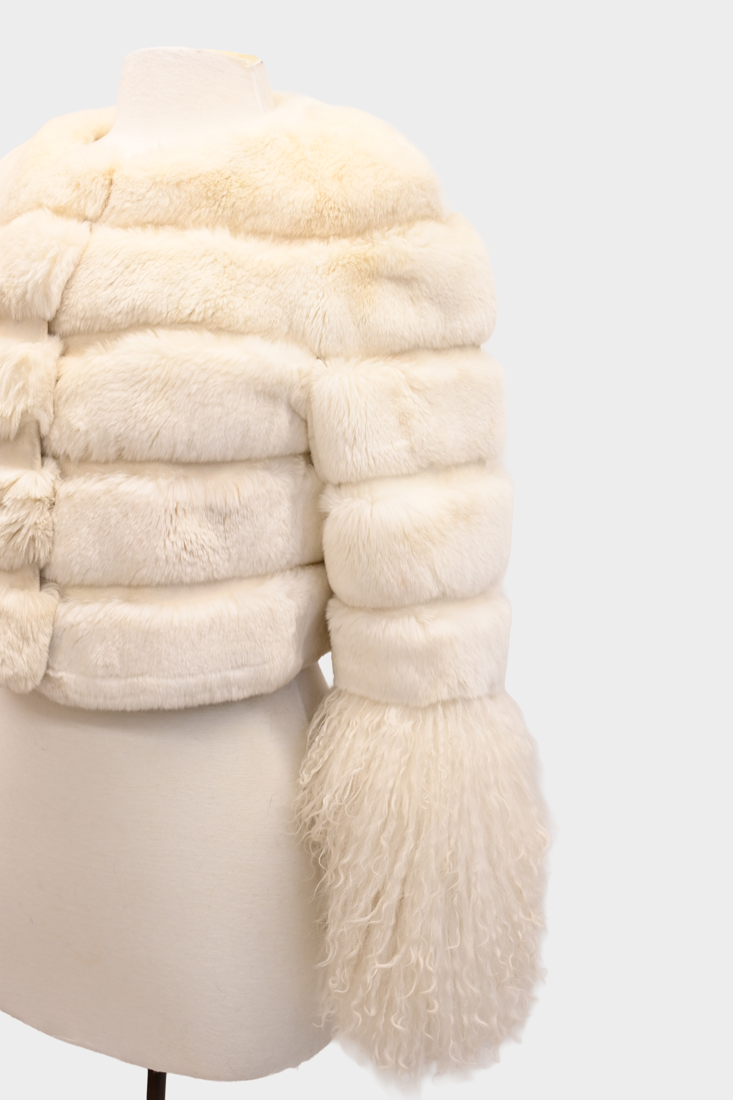 Rabbit and Mongolian Fur Jacket