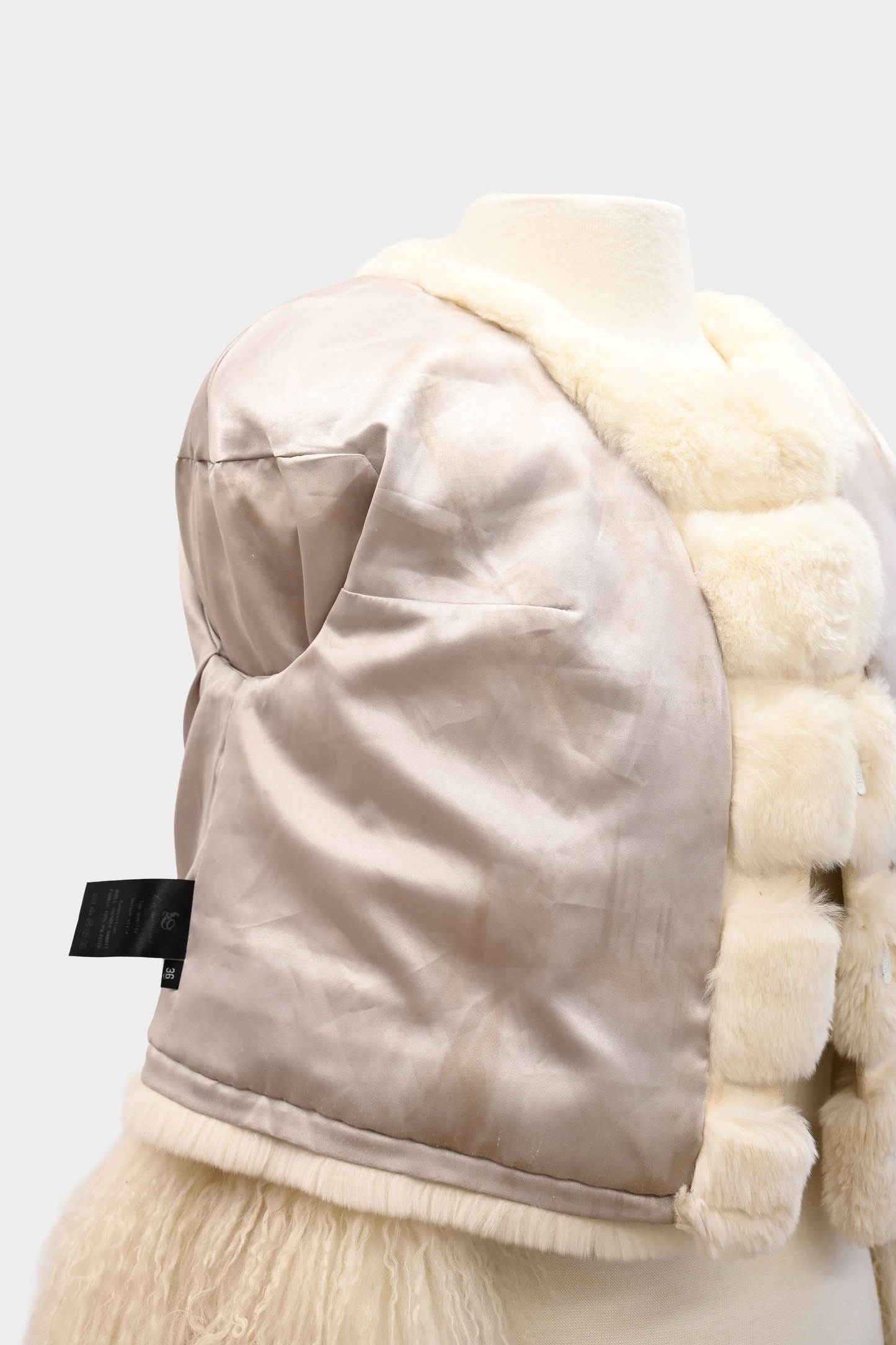 Rabbit and Mongolian Fur Jacket