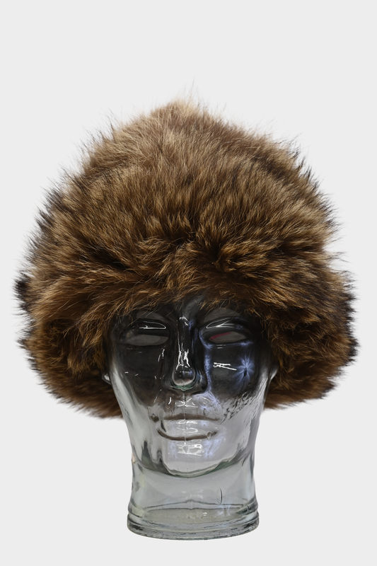 Vintage Raccoon Fur Hat