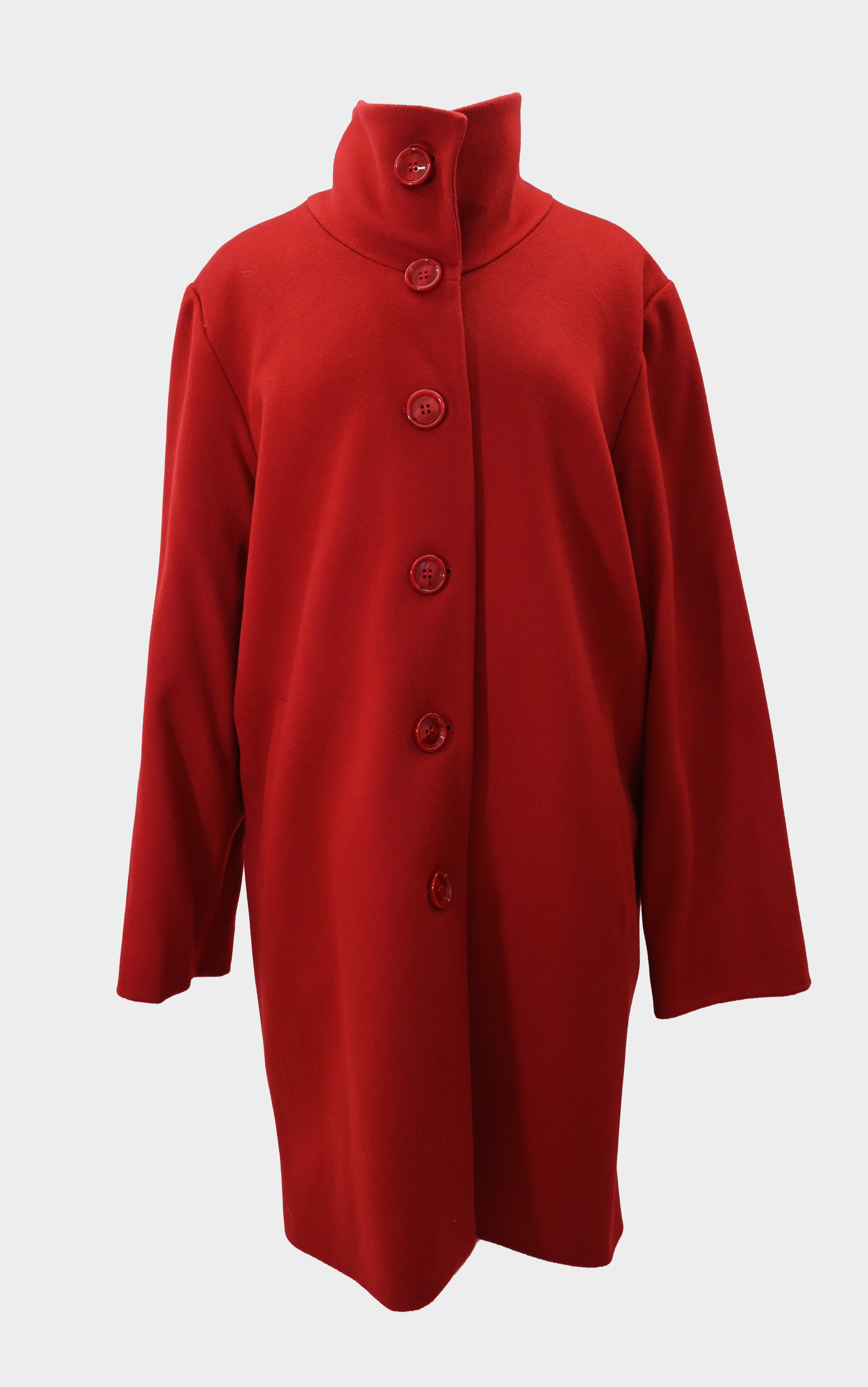 Sofia Cashmere Red Coat
