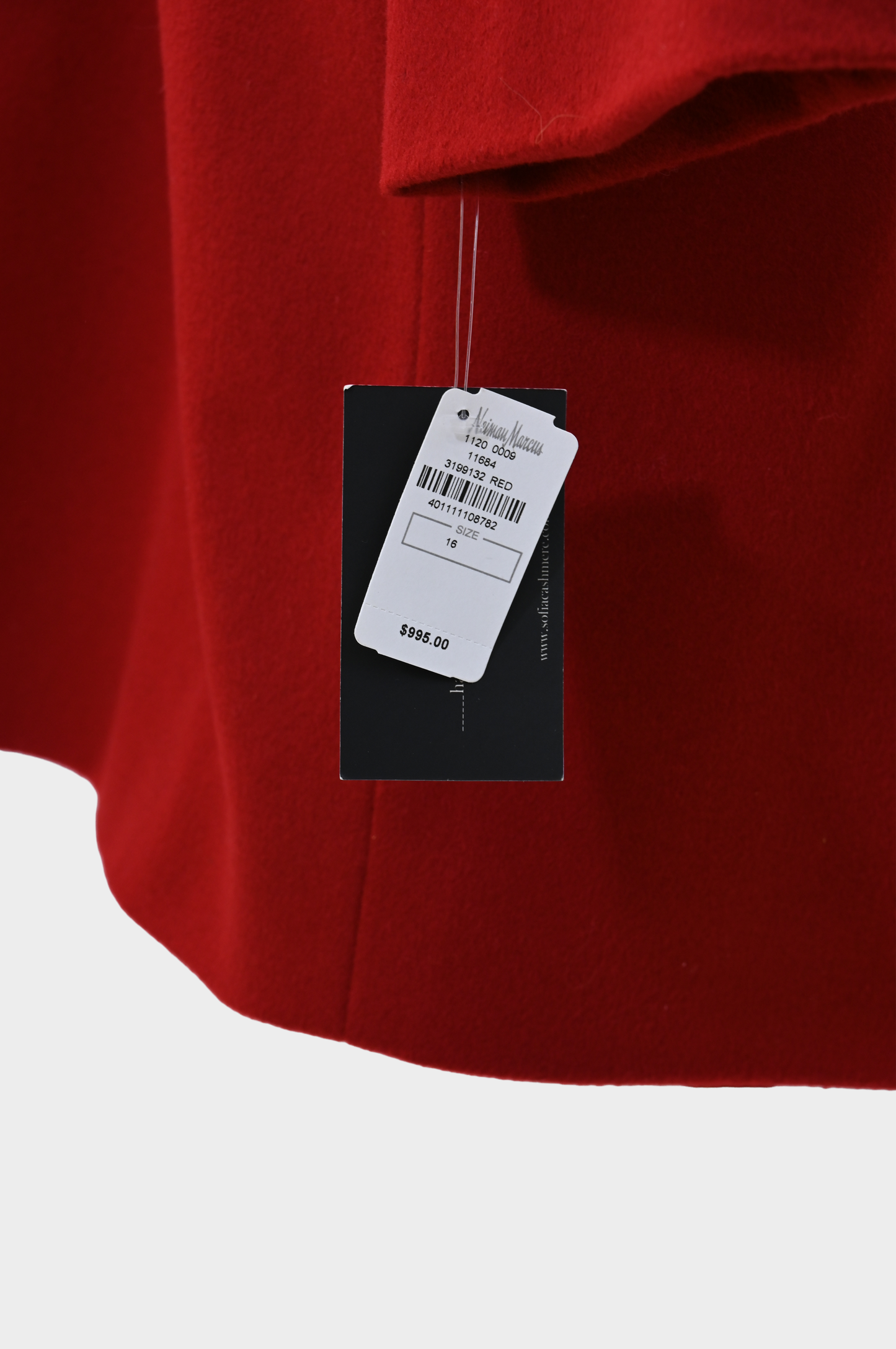 Sofia Cashmere Red Coat