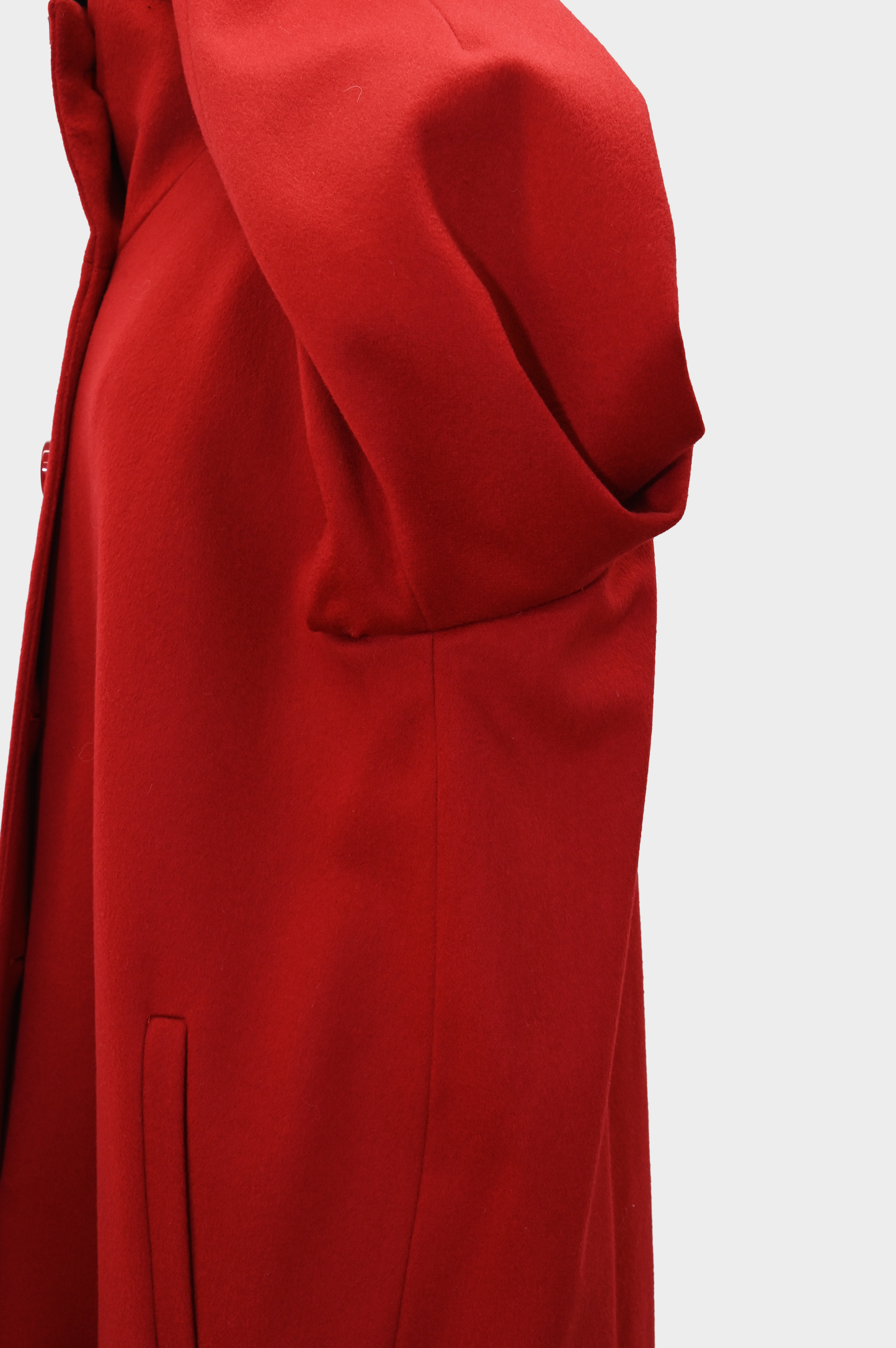 Sofia Cashmere Red Coat