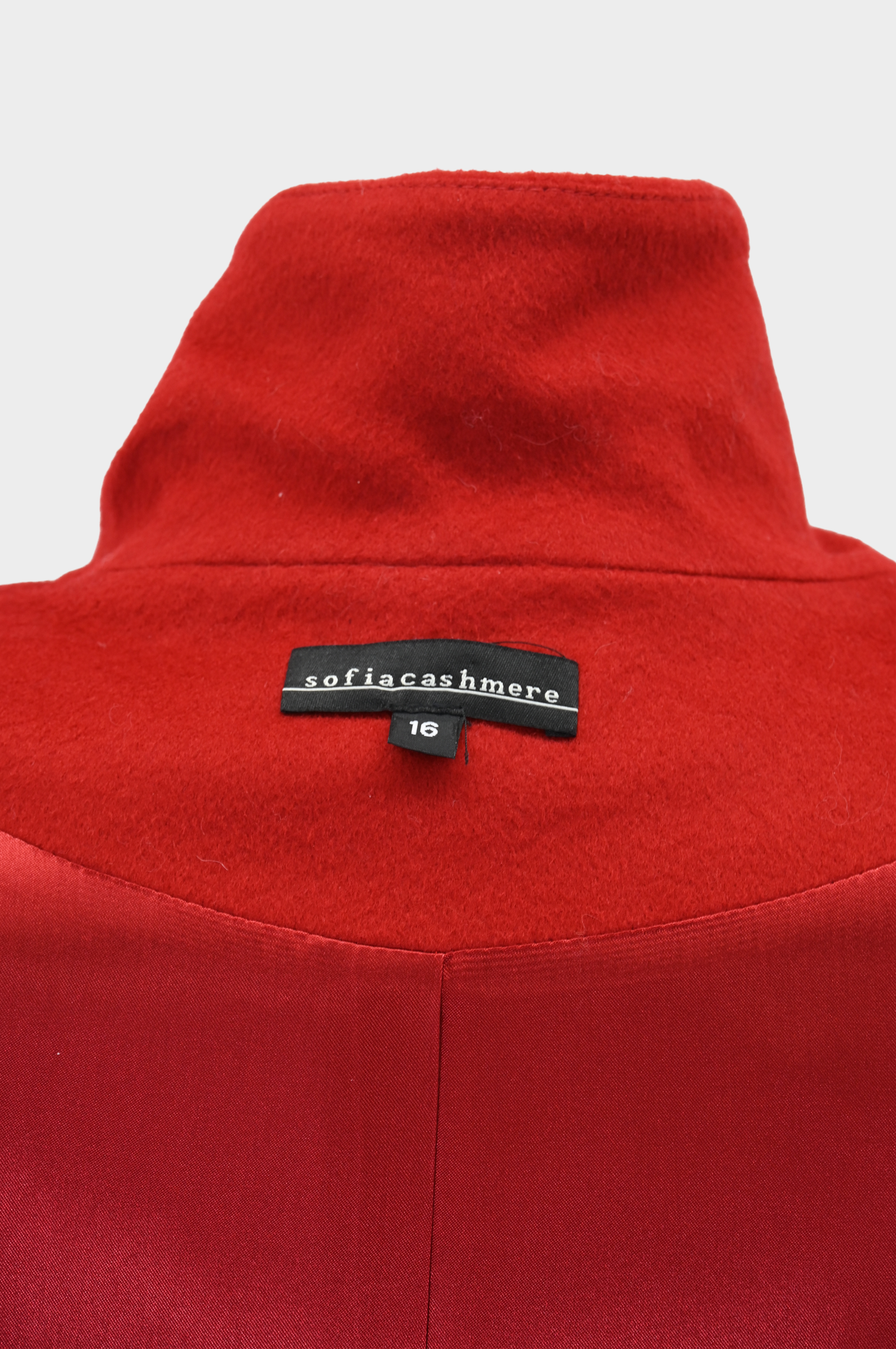 Sofia Cashmere Red Coat