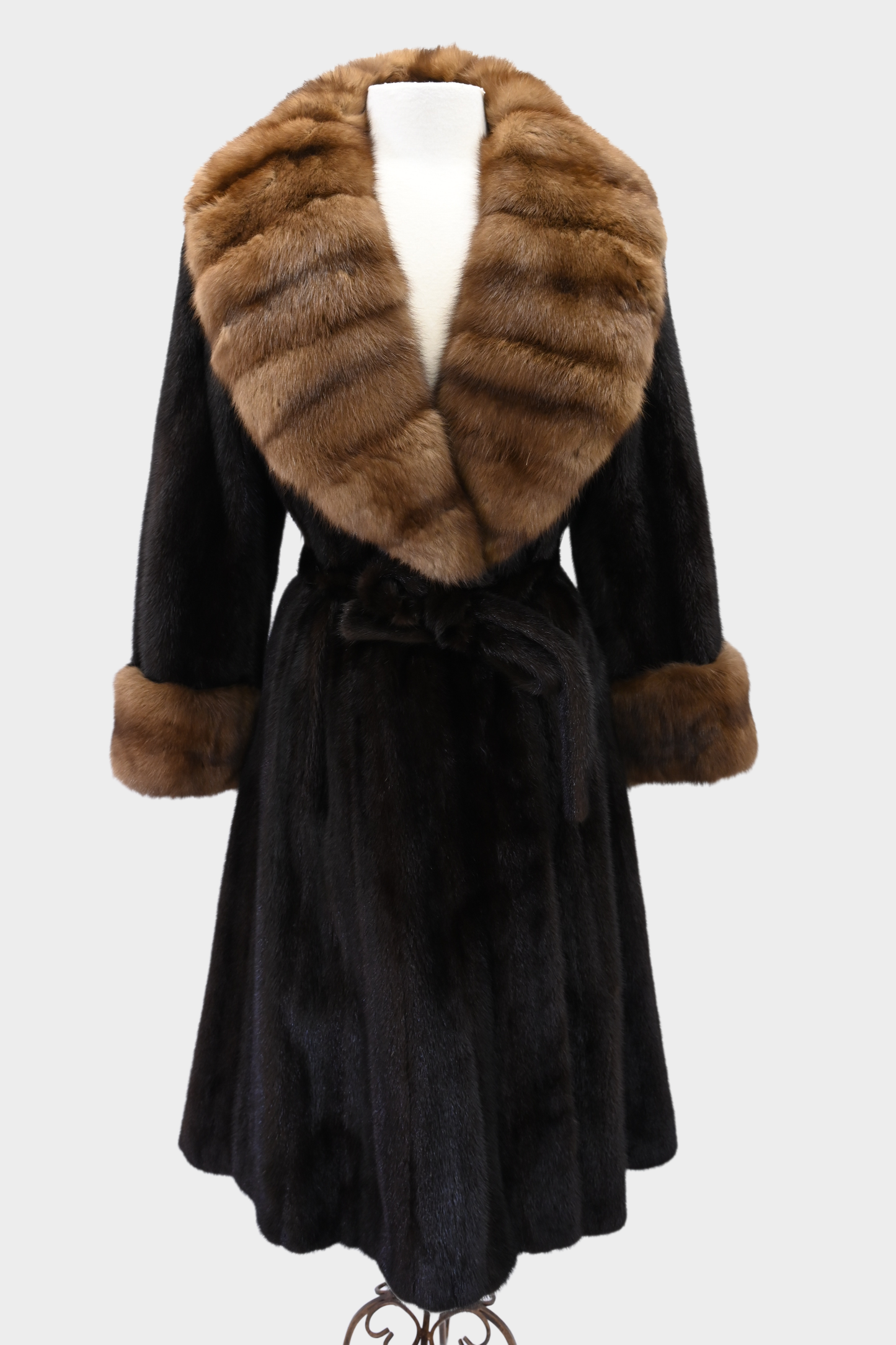 Mink and Sable Fur Coat