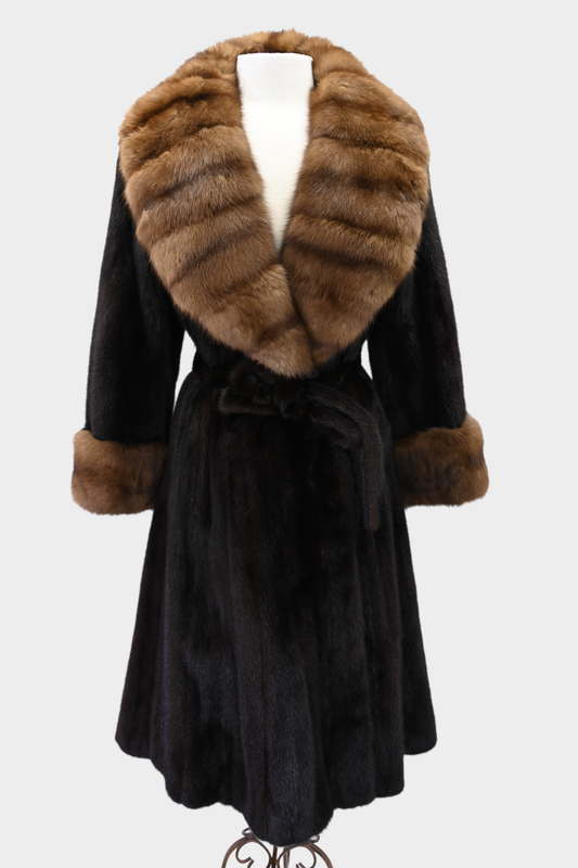 Mink and Sable Fur Coat