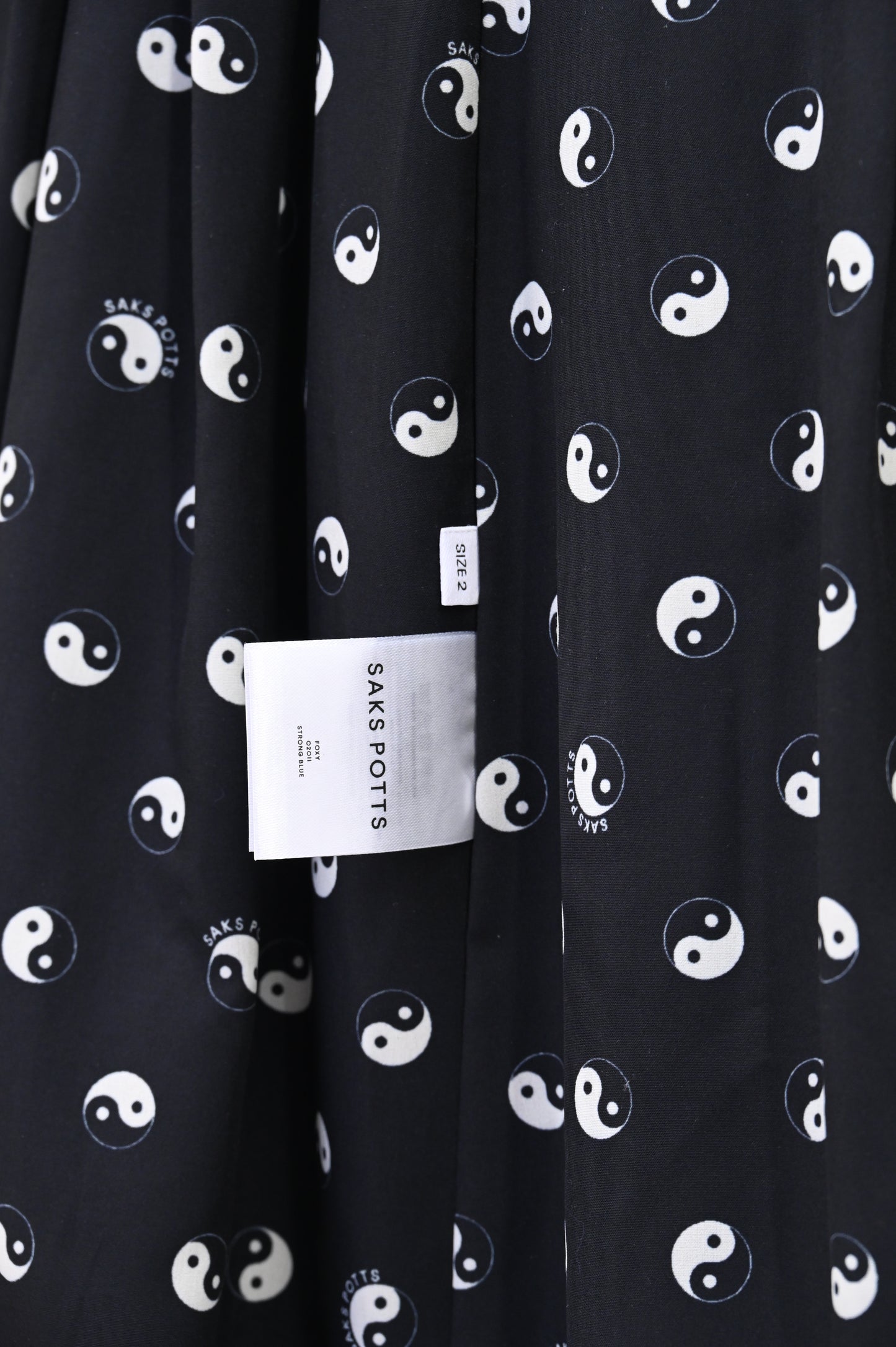 Saks Potts Leather Fox Fur Coat