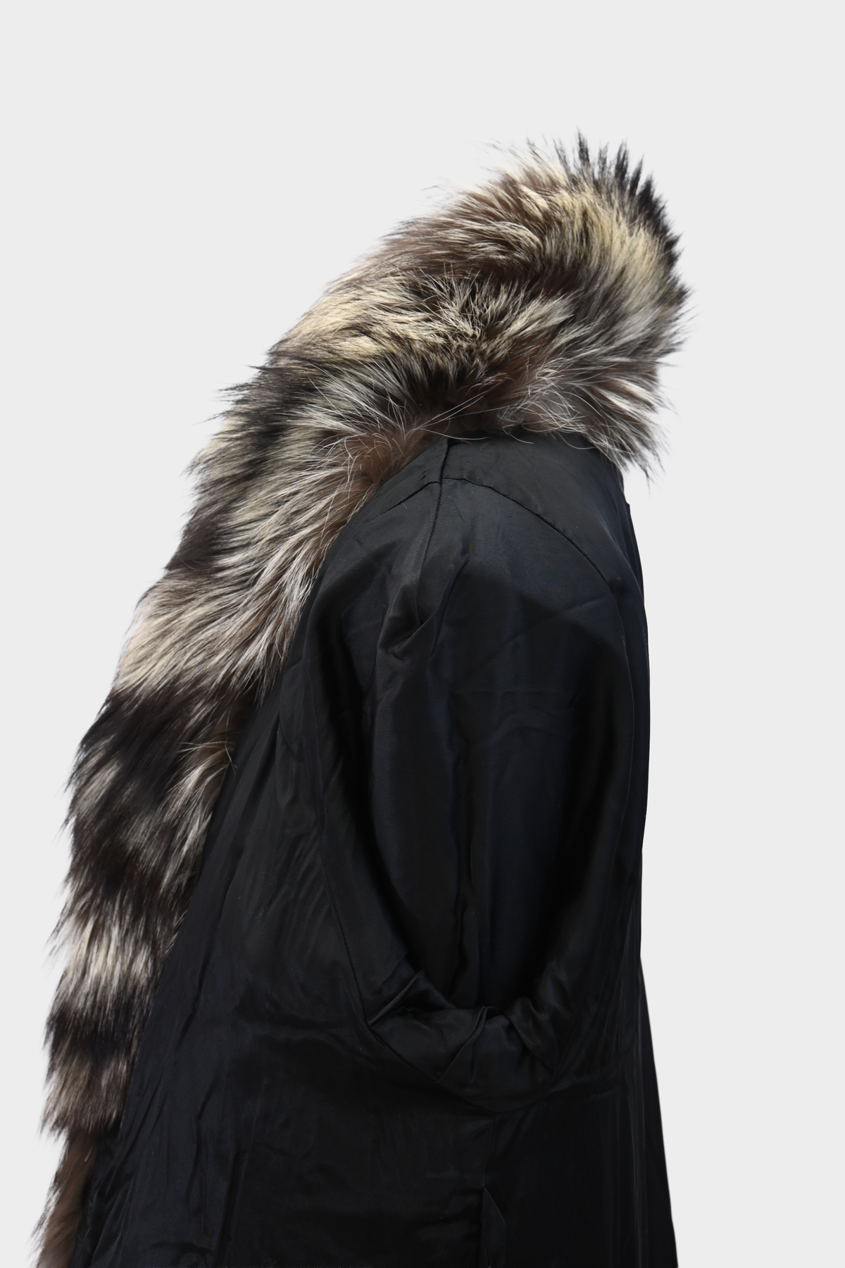 Silver Fox Full Length Fur Coat