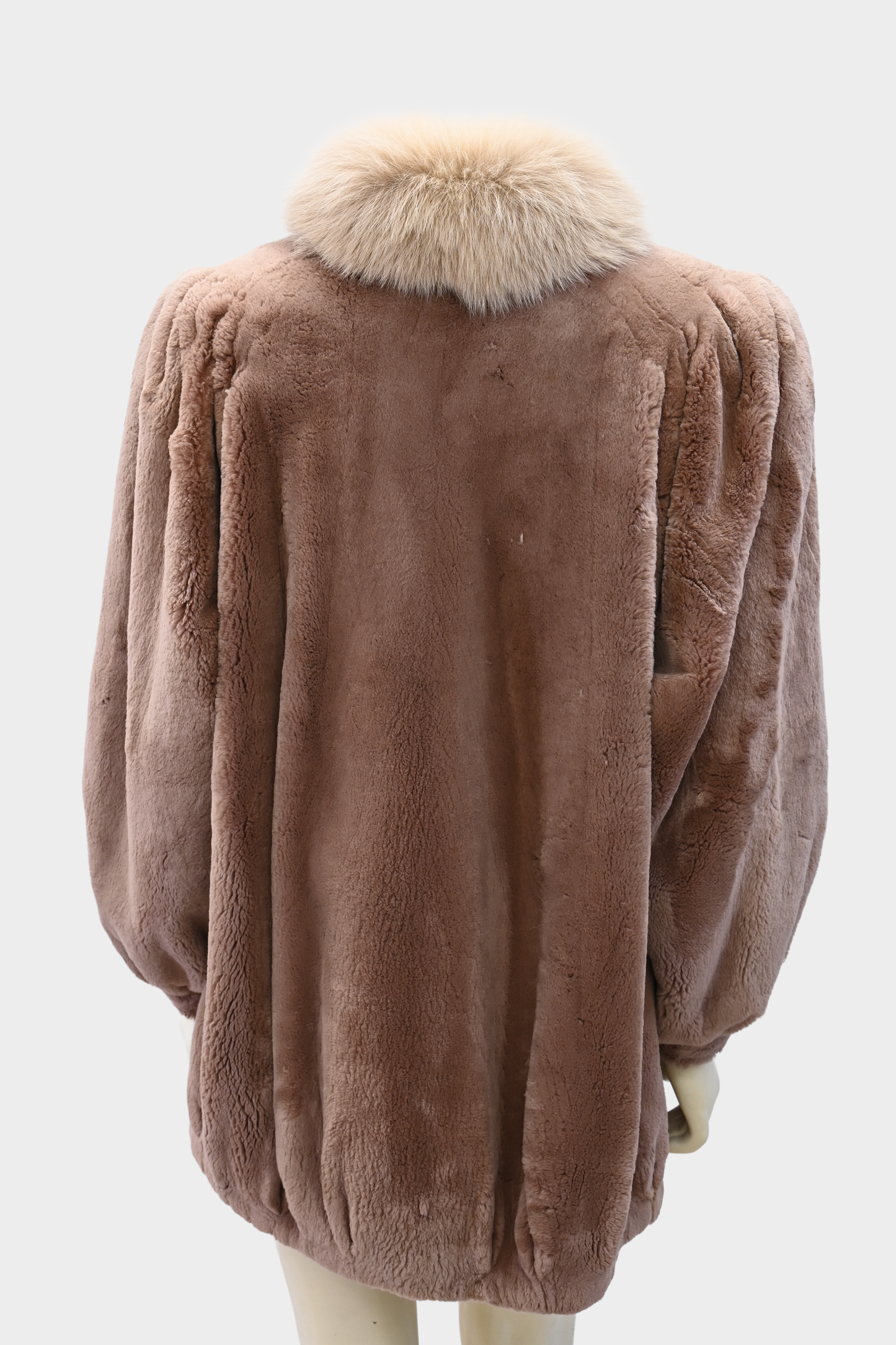 HILLIS Aspen Vail Beaver Jacket with Fox Tuxedo Trim