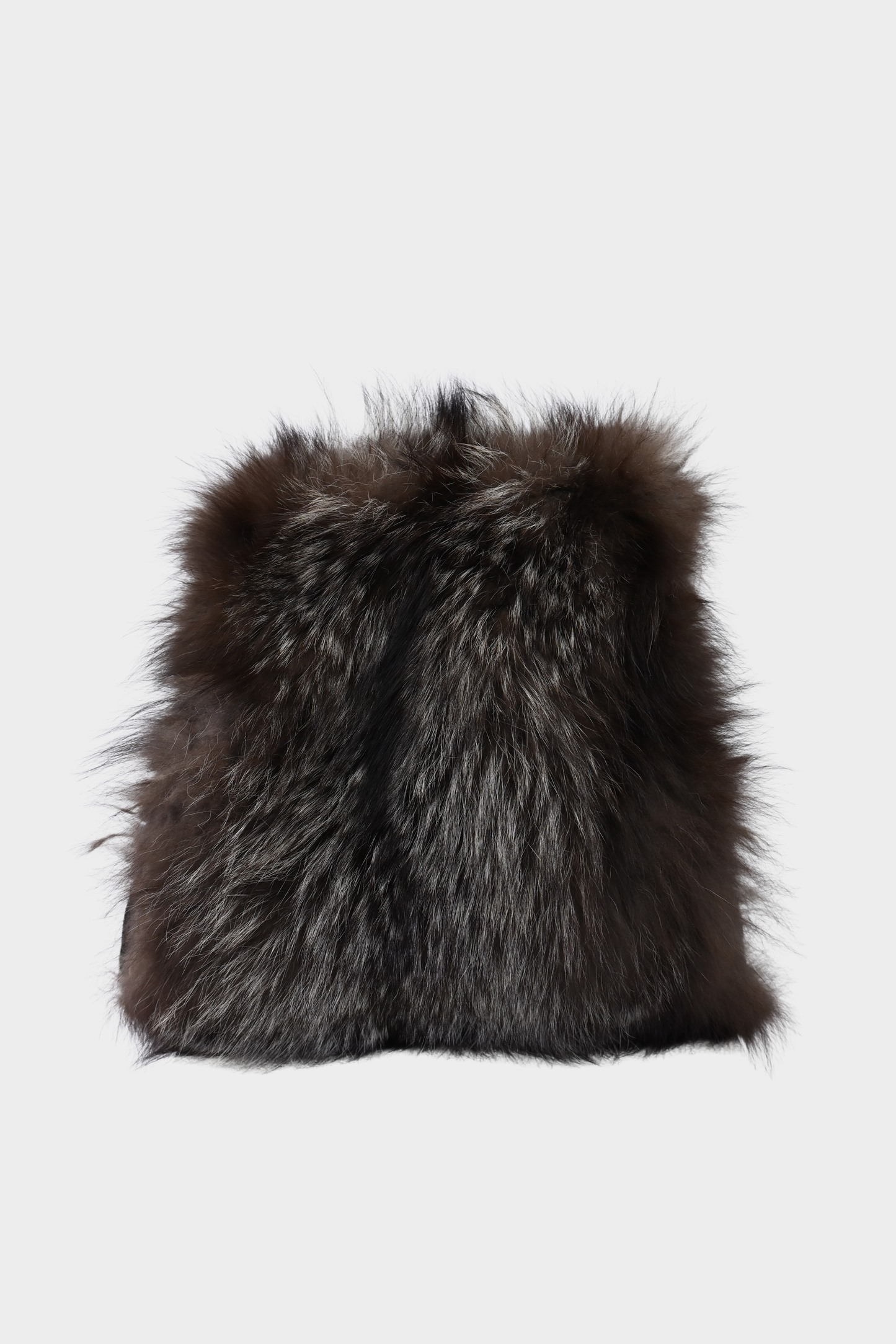 Silver Fox Fur Muff