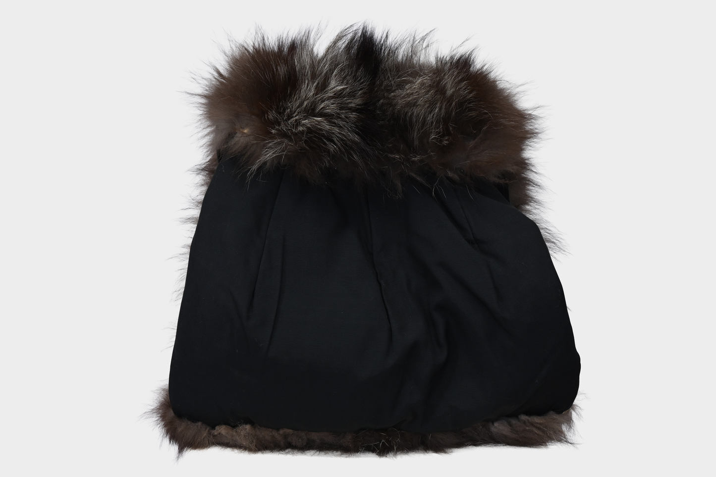 Silver Fox Fur Muff