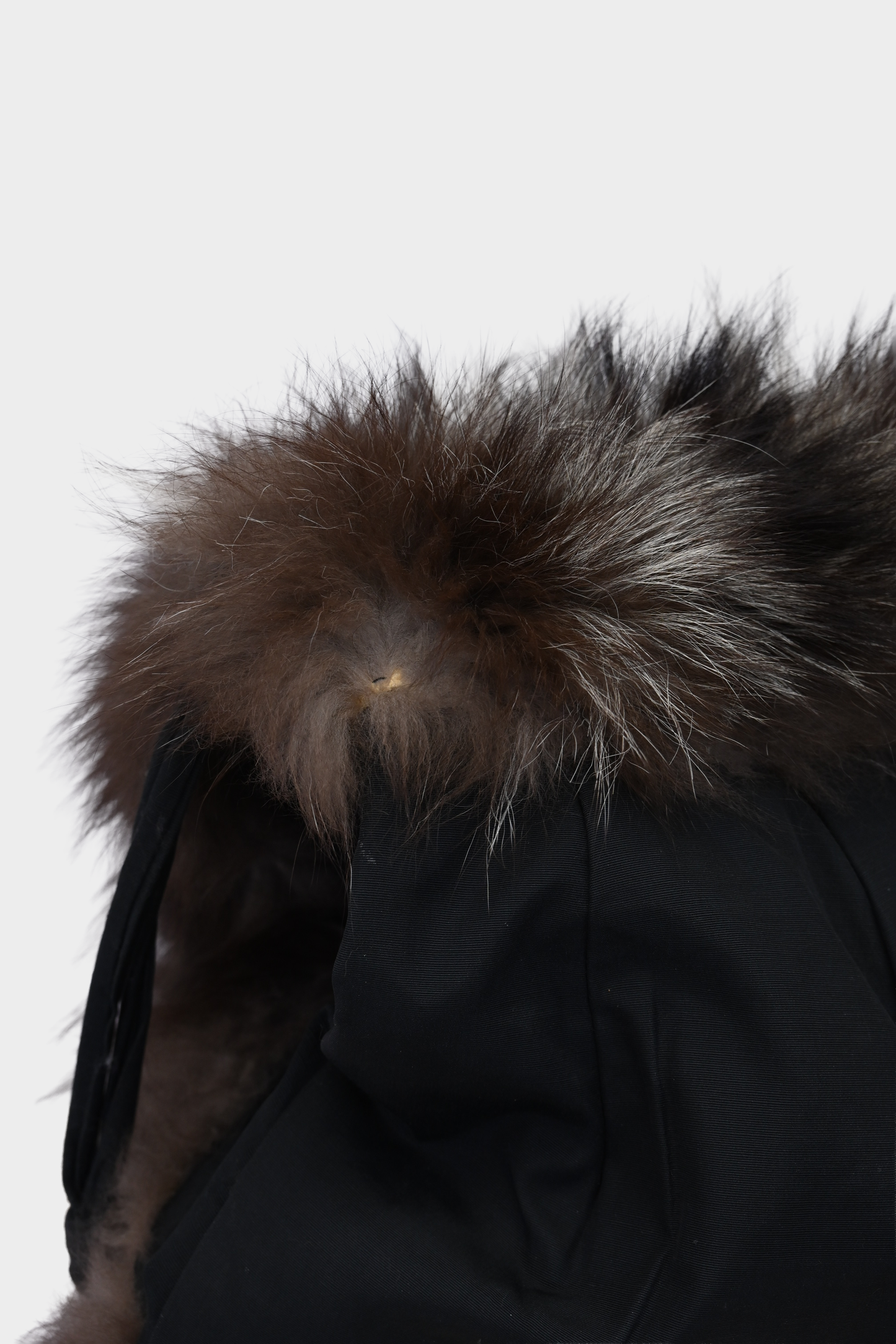 Silver Fox Fur Muff