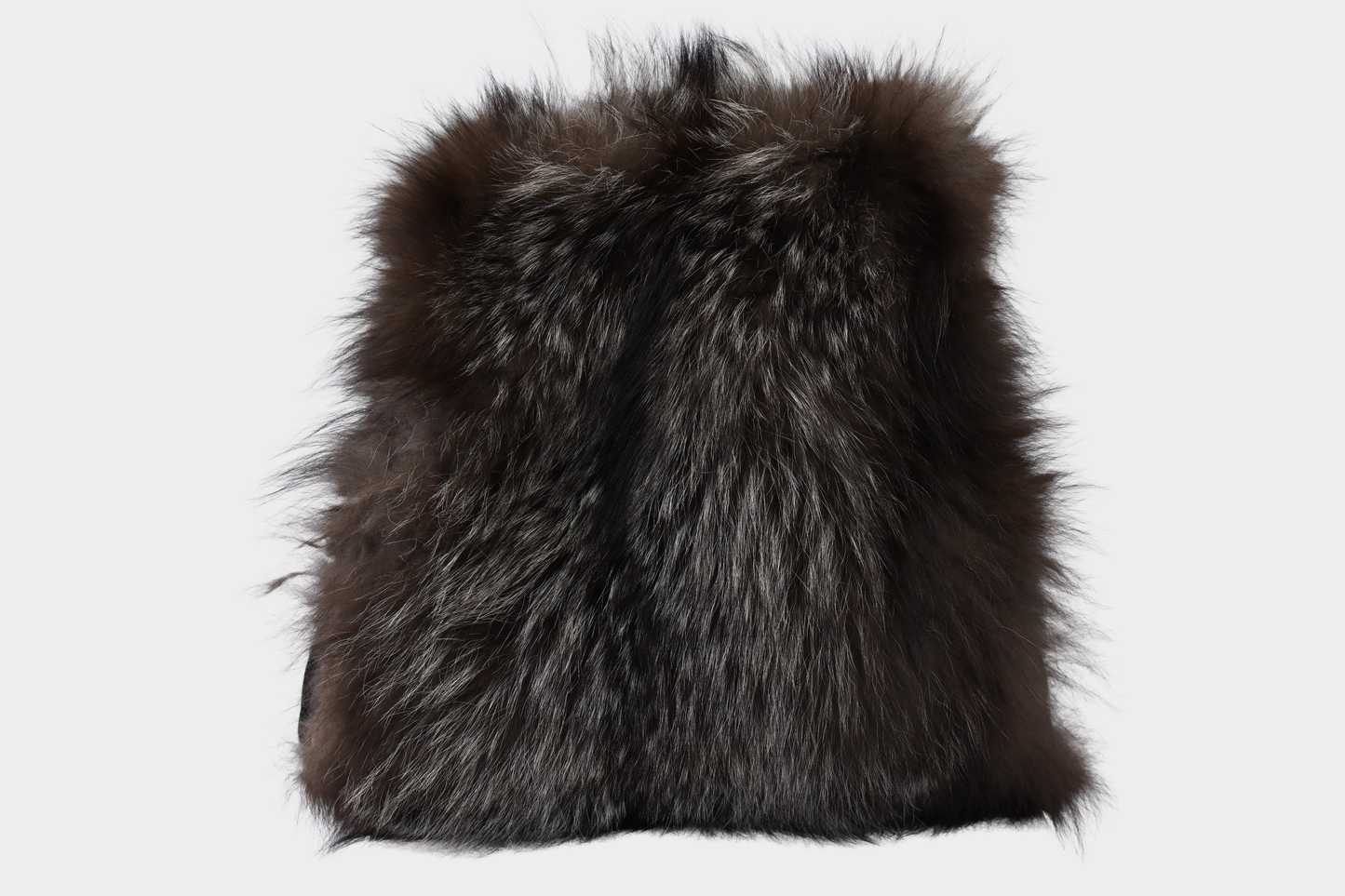 Silver Fox Fur Muff
