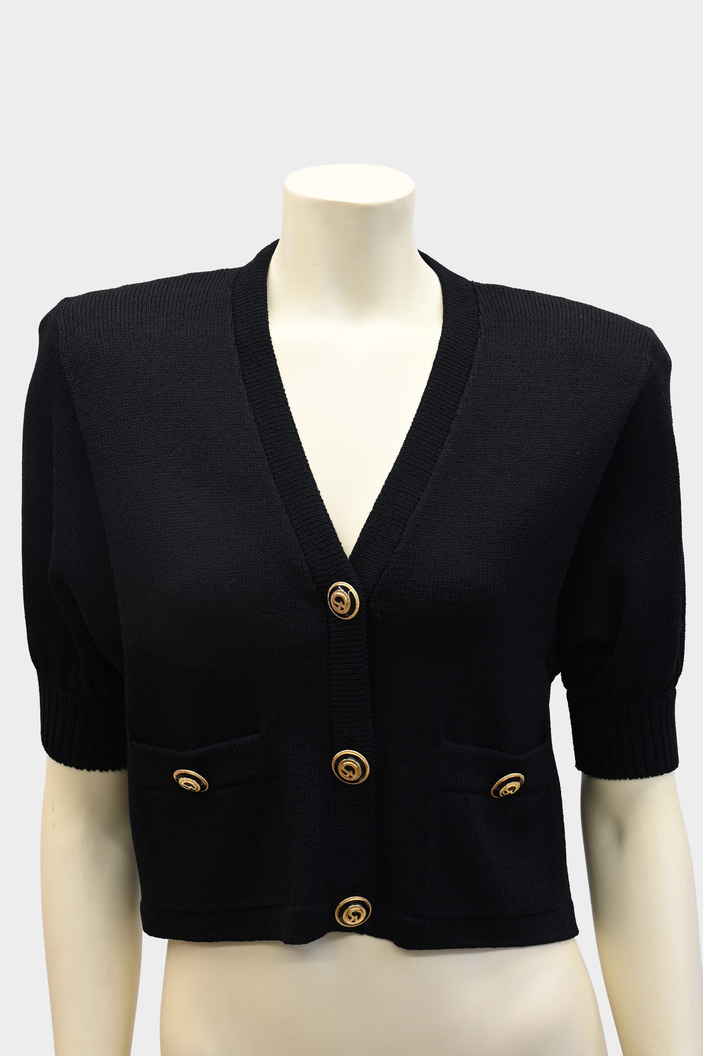 St. John Santana Knit Cropped Jacket