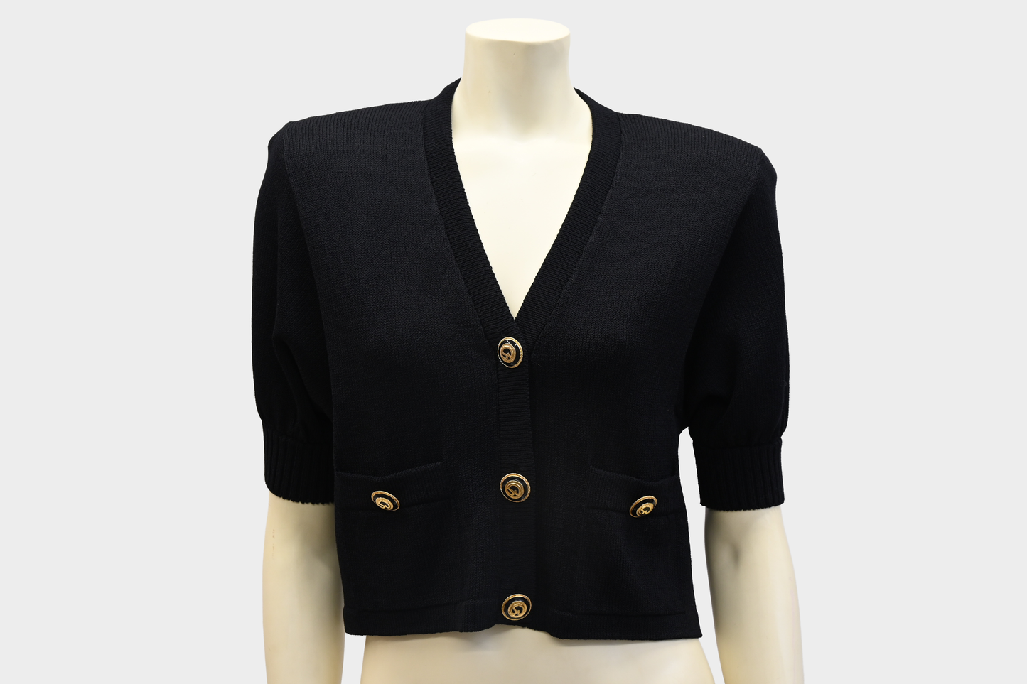 St. John Santana Knit Cropped Jacket