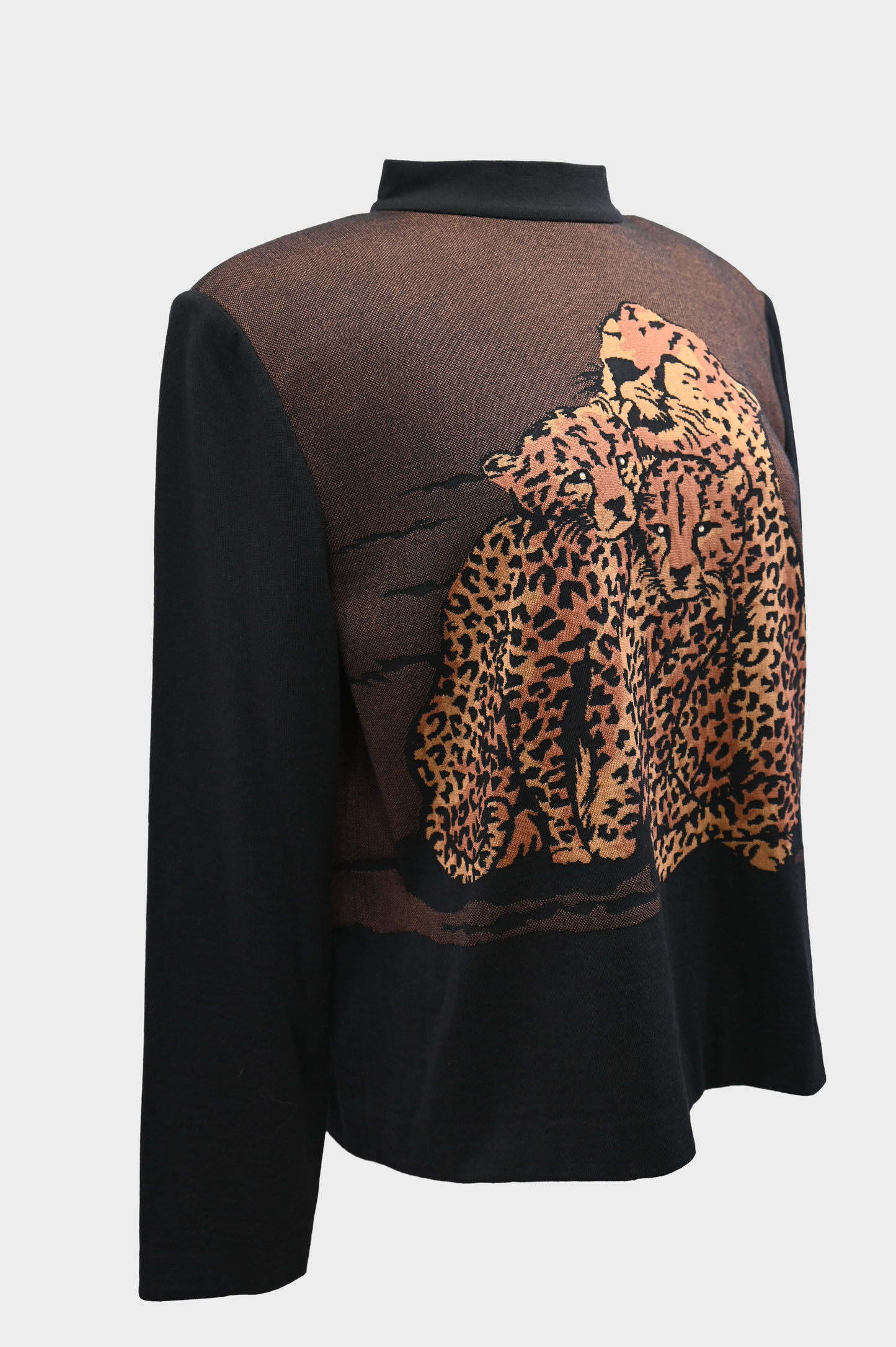 St John Leopard Sweater
