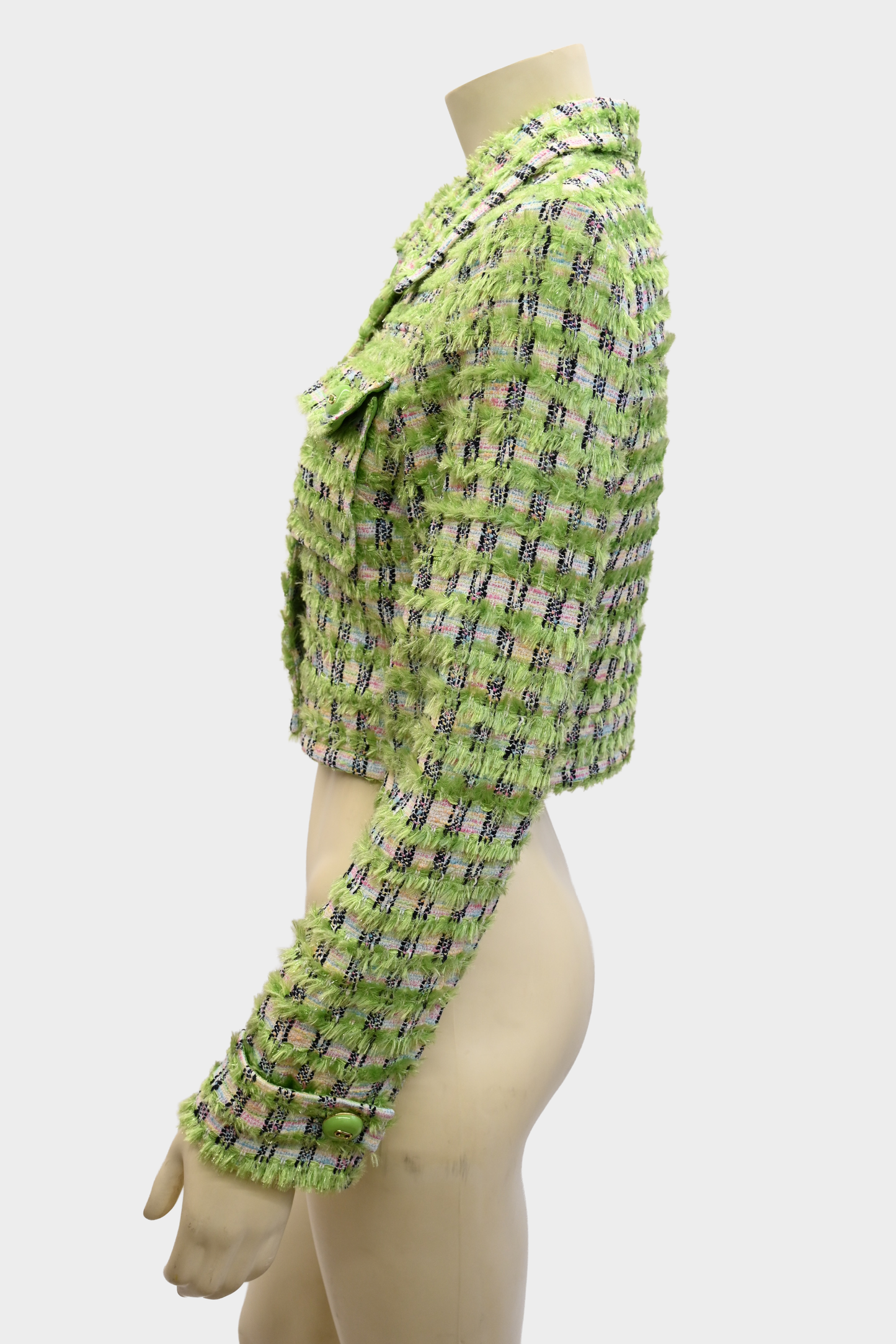 St. John Spring 2025 Tweed Crop Jacket NWT
