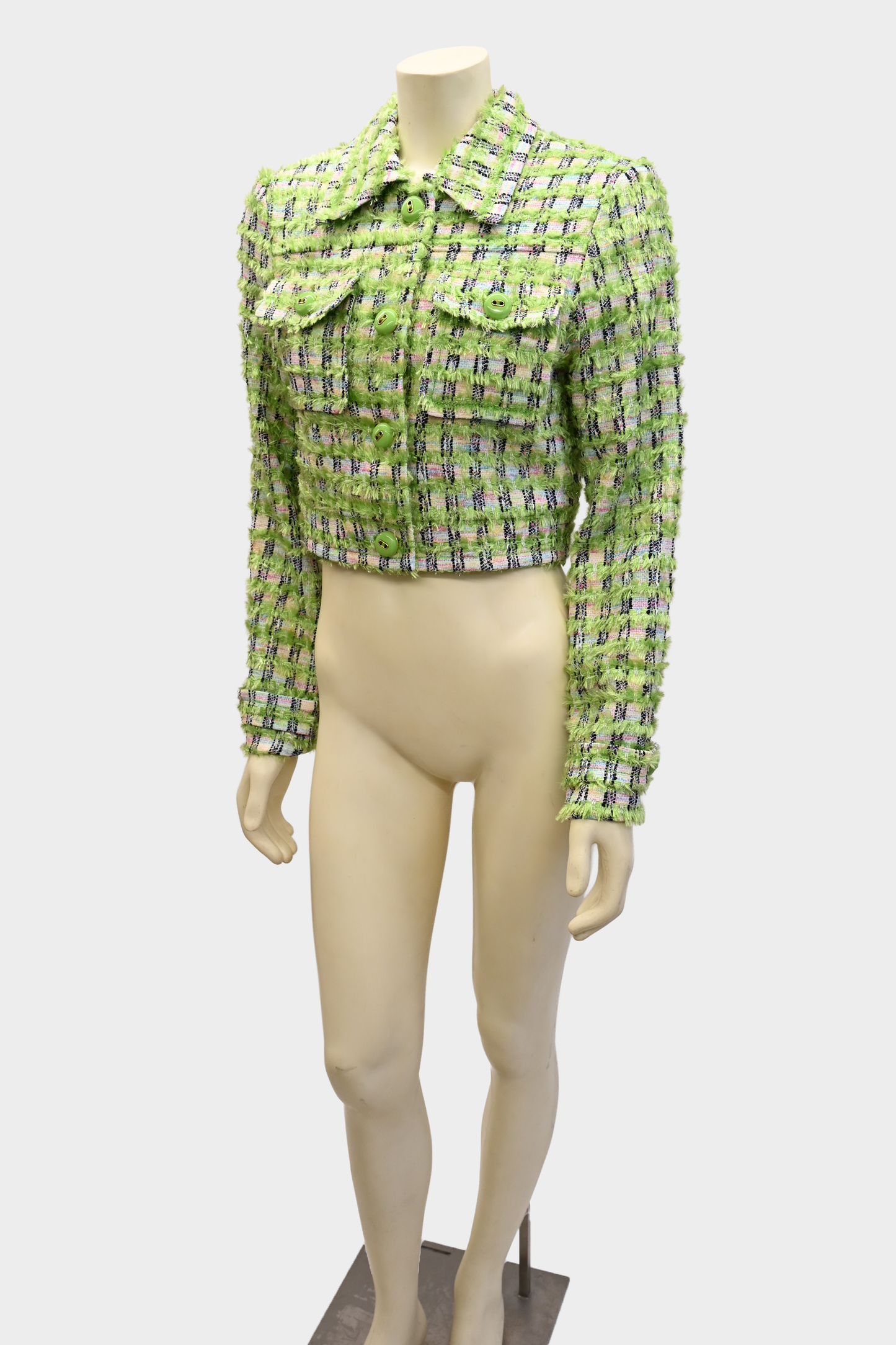 St. John Spring 2025 Tweed Crop Jacket NWT