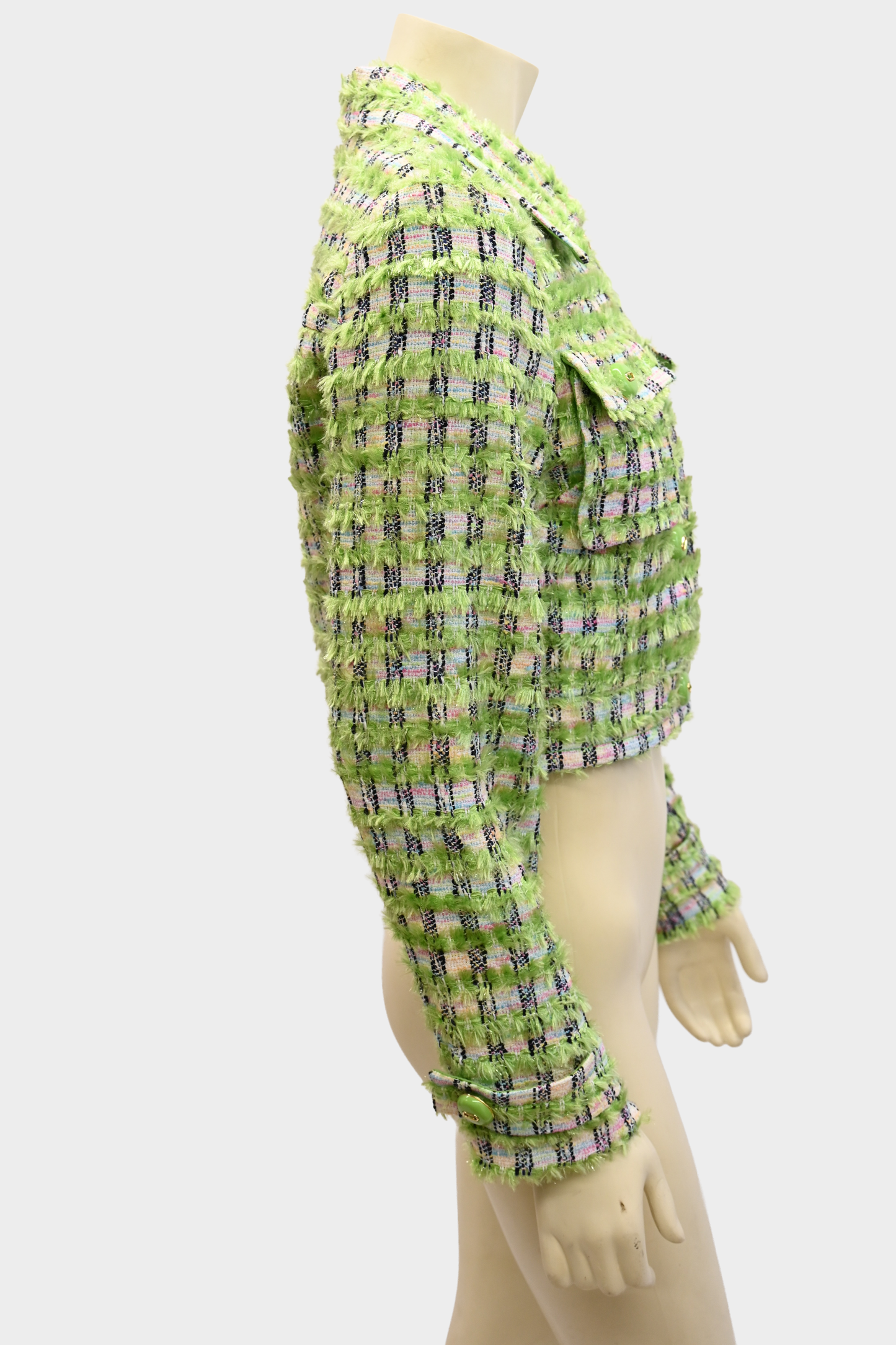 St. John Spring 2025 Tweed Crop Jacket NWT