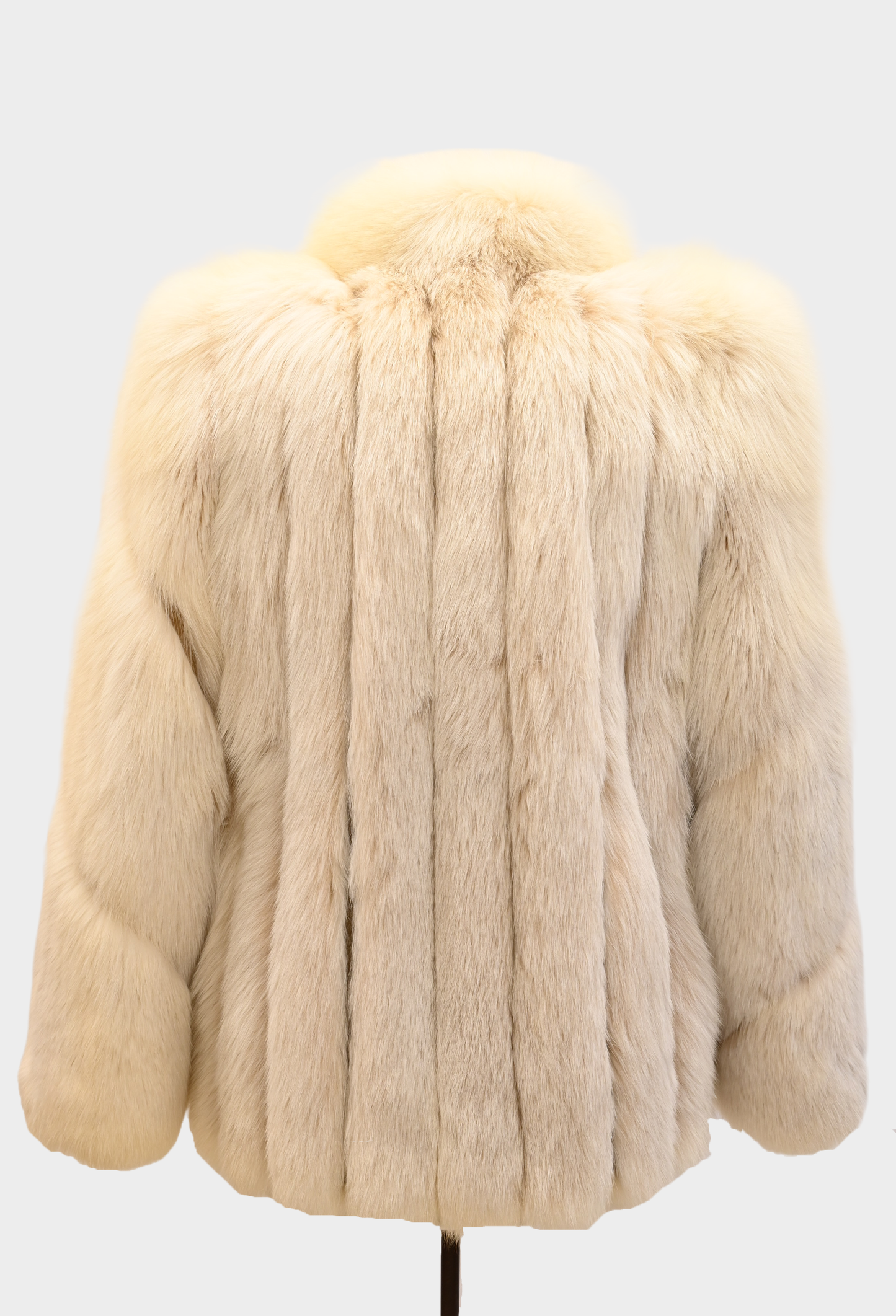 Fox Fur Swirl Sleeve Jacket