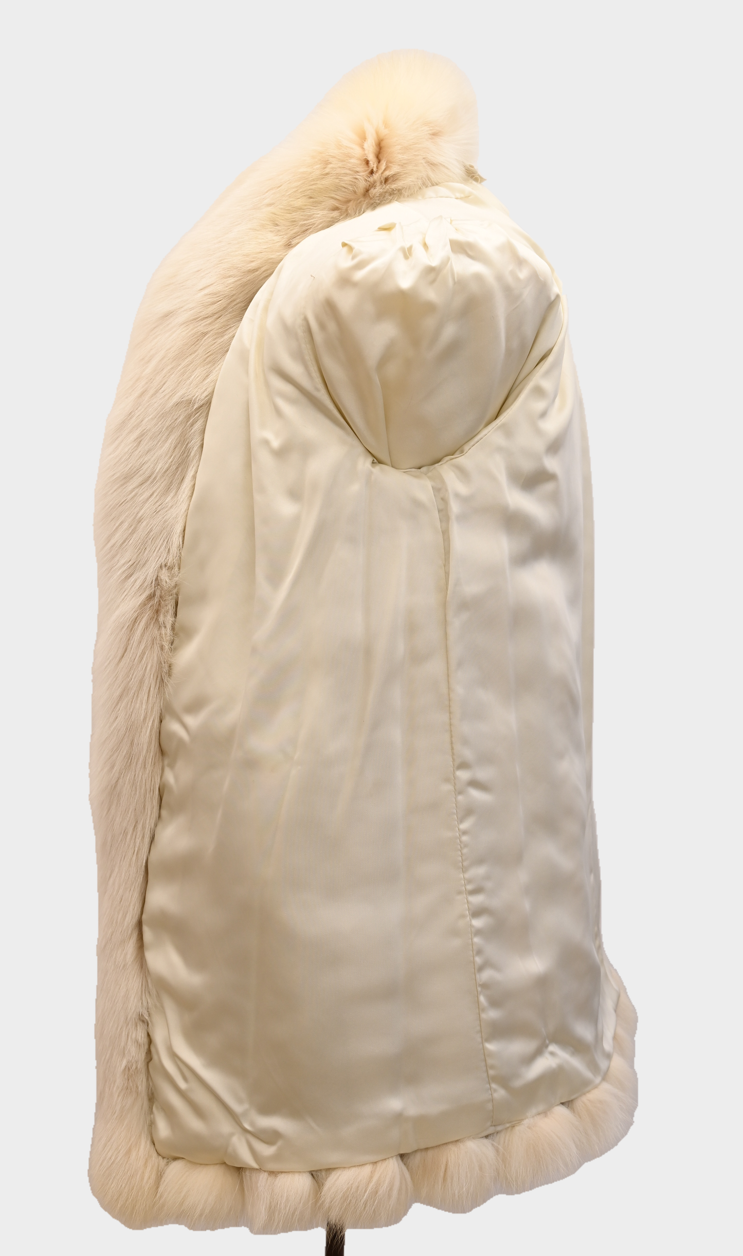 Fox Fur Swirl Sleeve Jacket