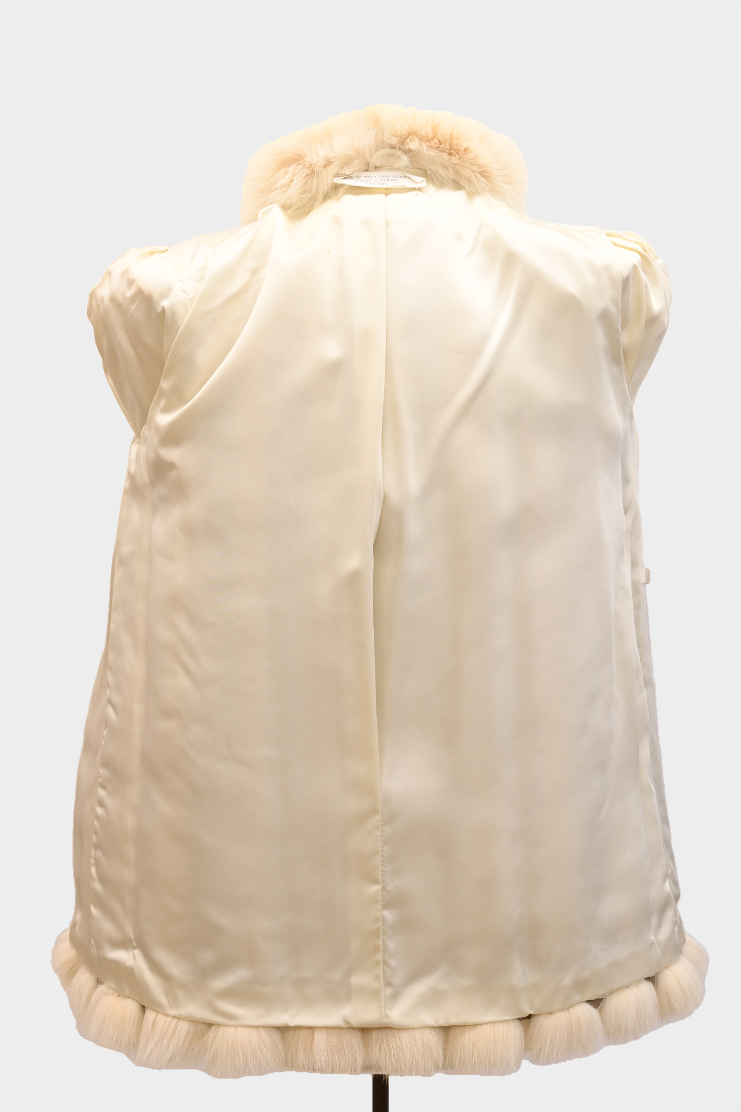 Fox Fur Swirl Sleeve Jacket