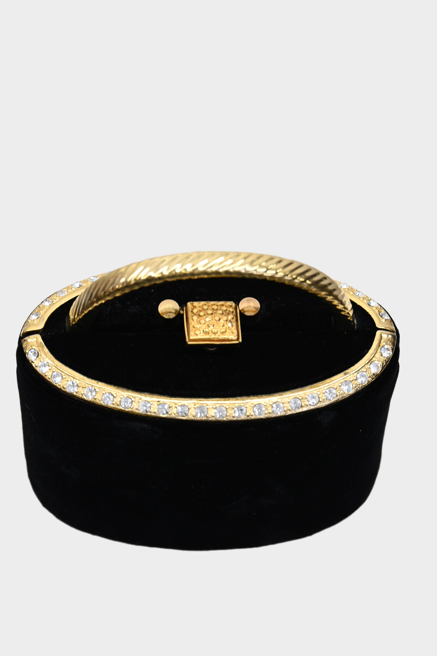 J&S Original Black Velvet Evening Bag - Vintage