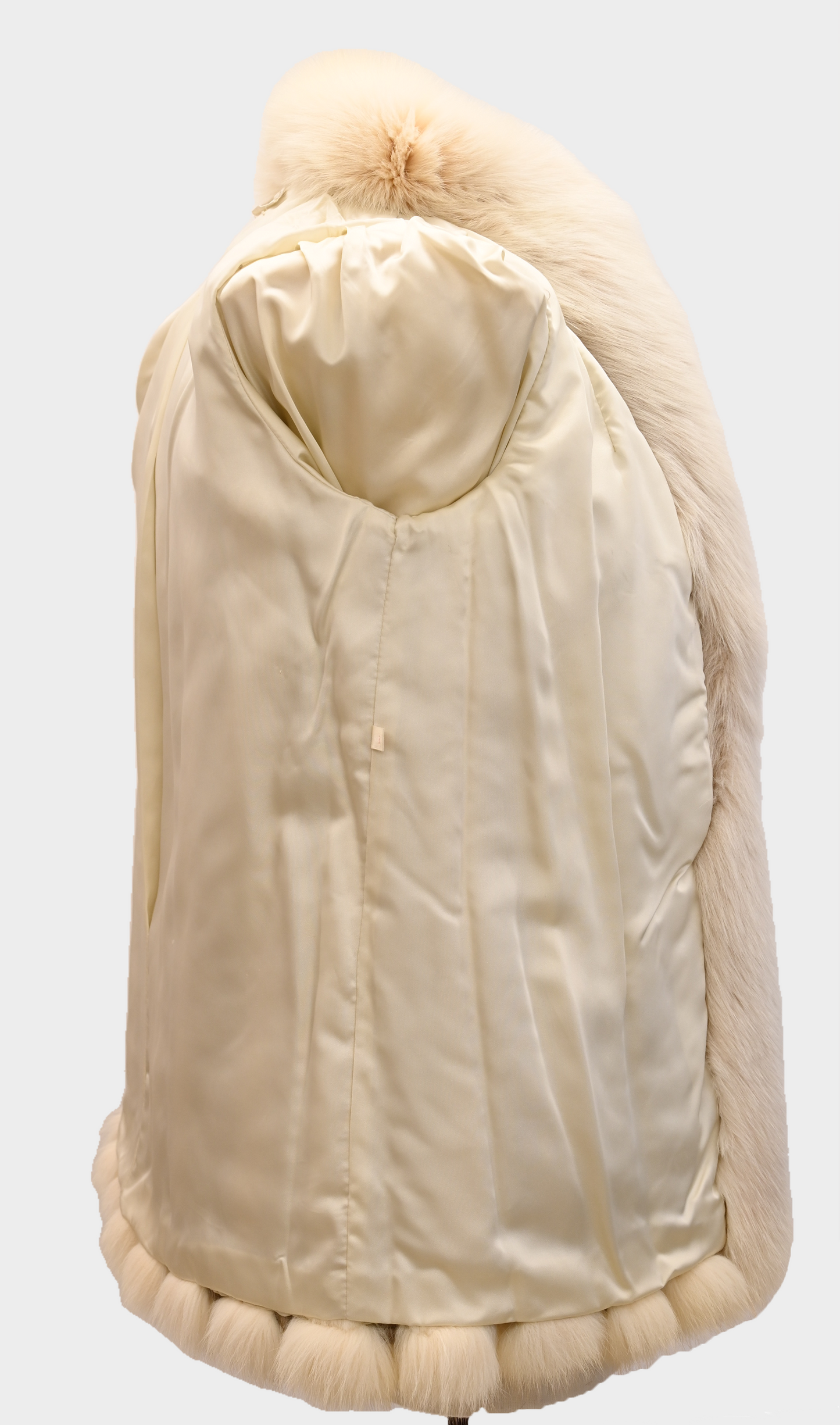 Fox Fur Swirl Sleeve Jacket