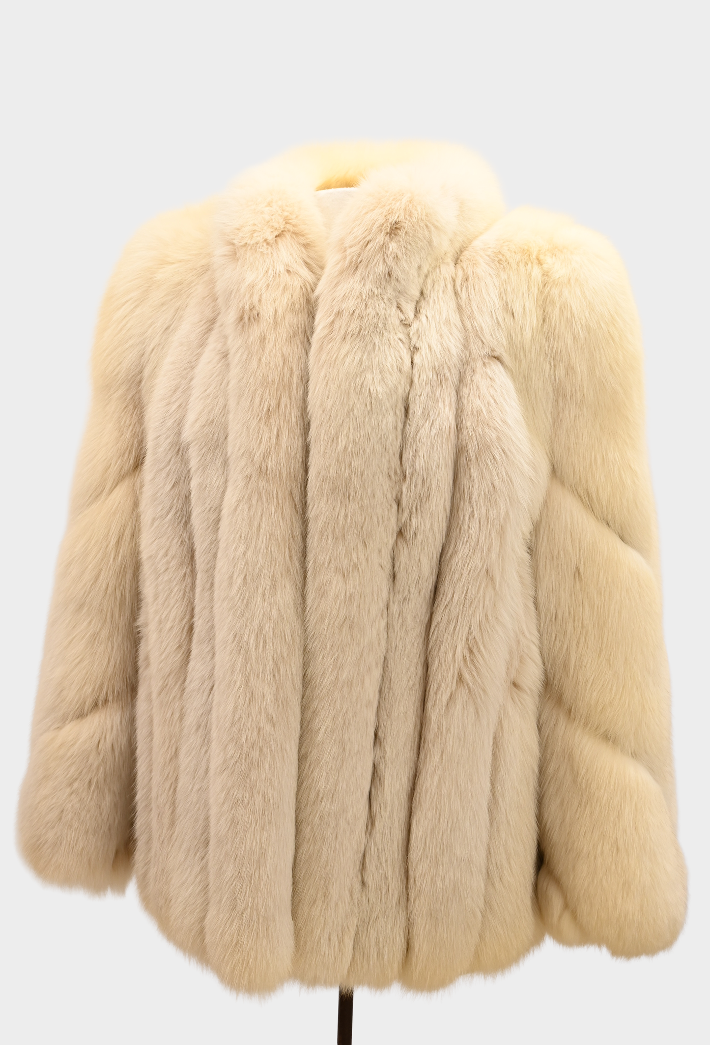 Fox Fur Swirl Sleeve Jacket