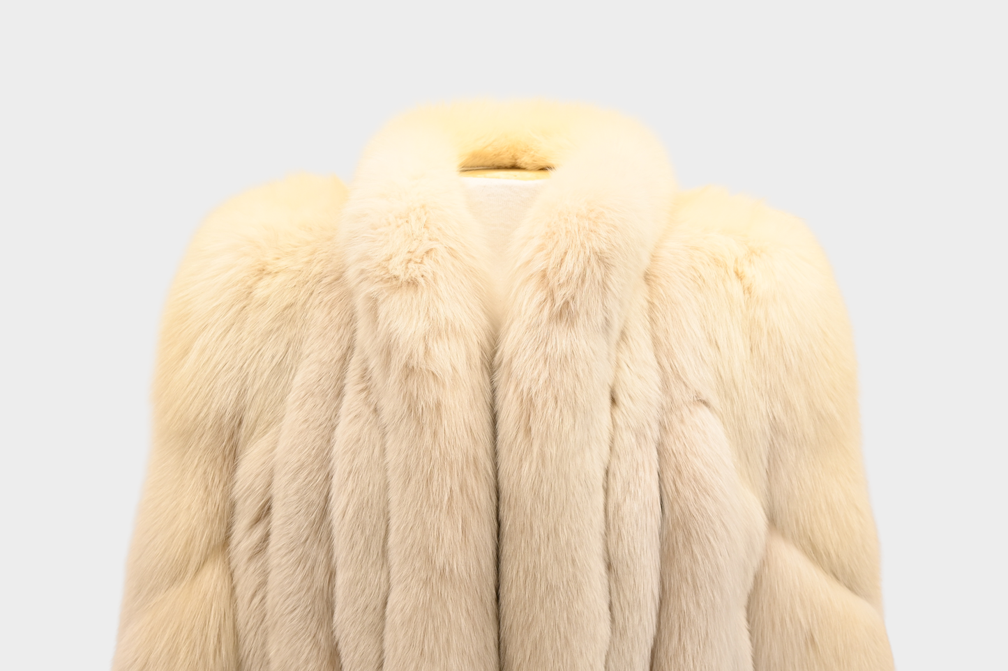 Fox Fur Swirl Sleeve Jacket