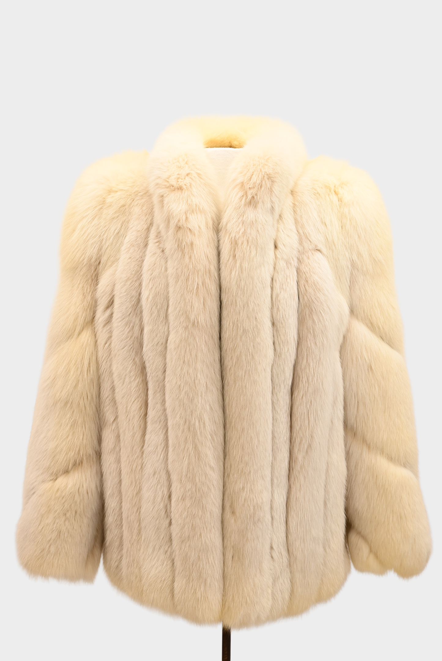 Fox Fur Swirl Sleeve Jacket