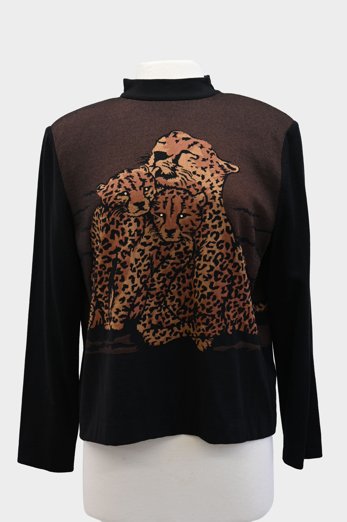 St John Leopard Sweater