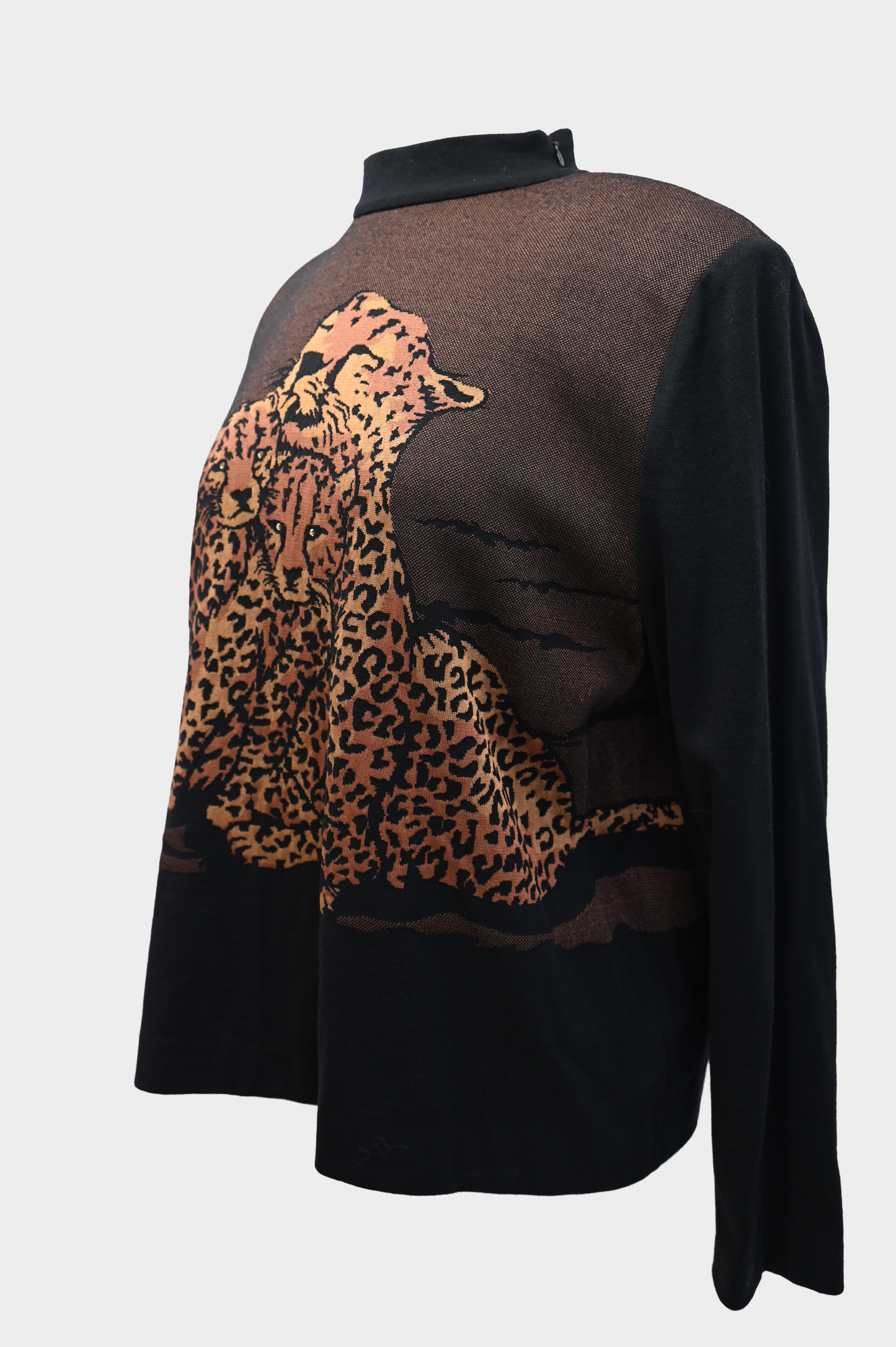 St John Leopard Sweater