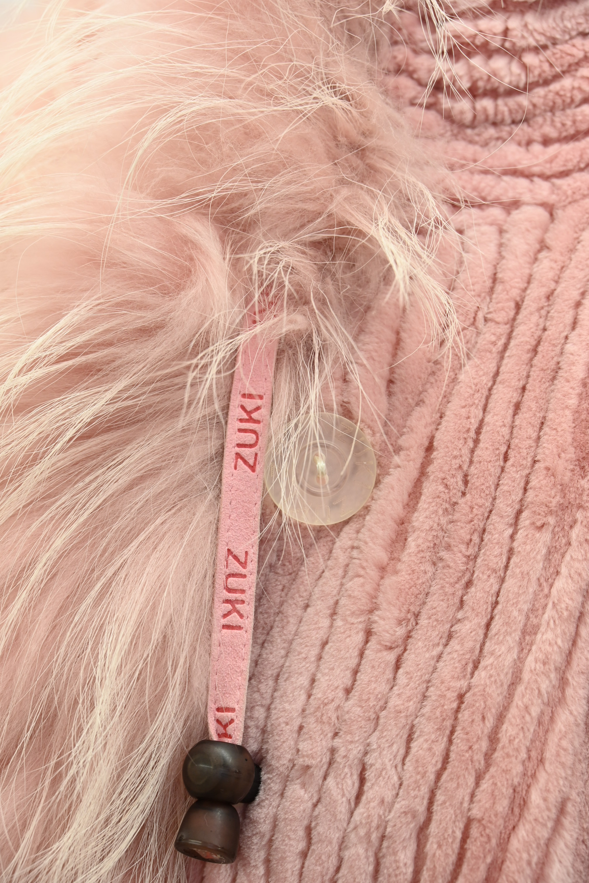 Zuki Sheared Beaver & Feathered Fox Fur Coat