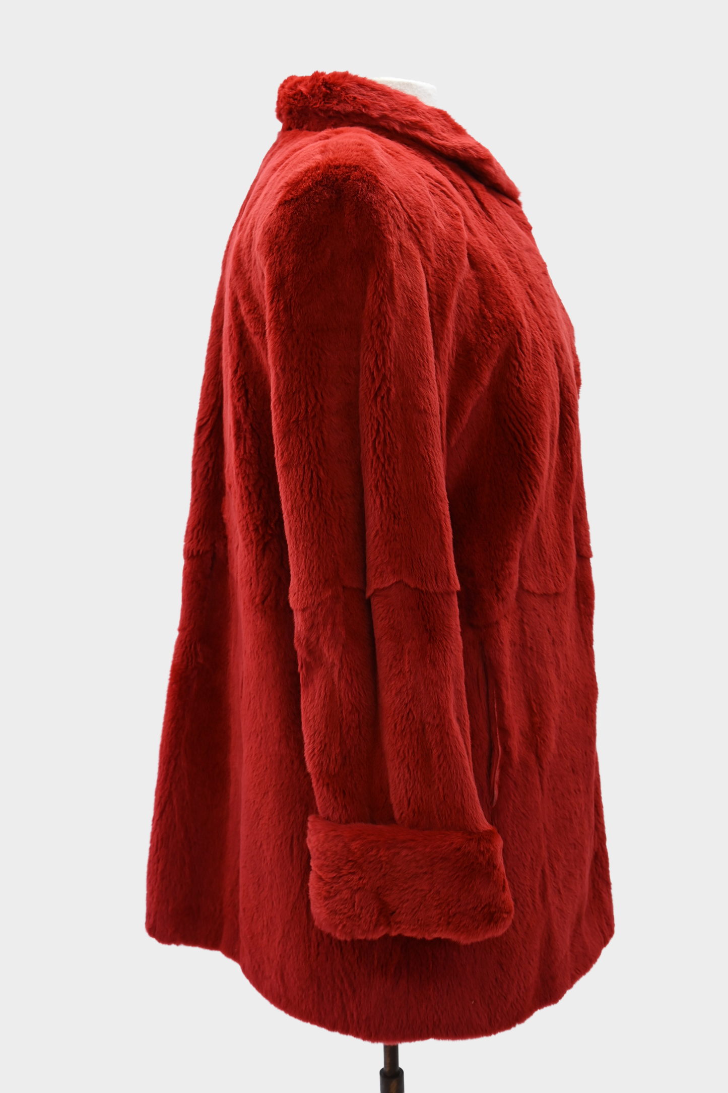 Sheared Reversible Fur Stroller Coat