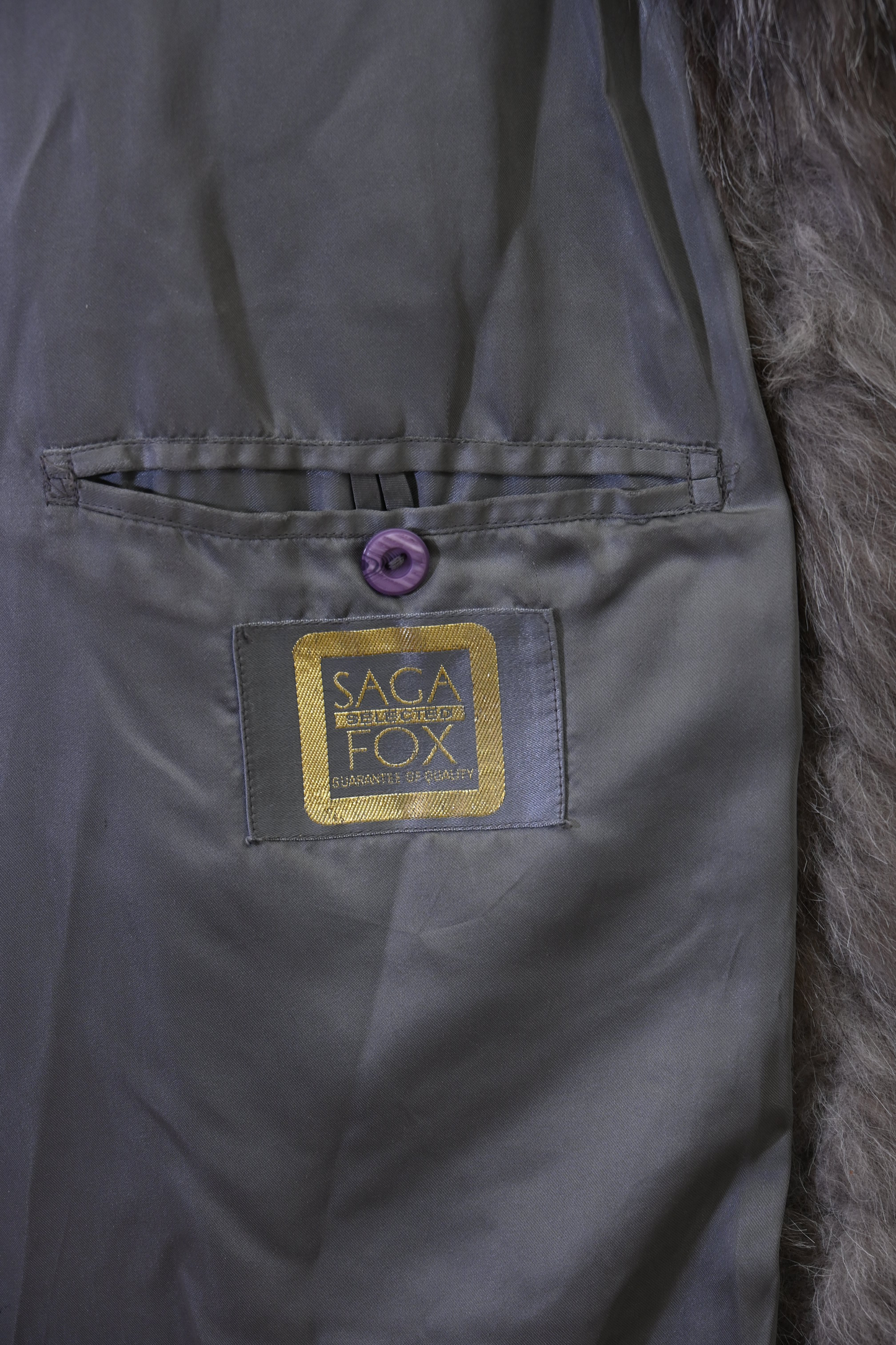 SAGA Fox Full Length Fur Coat