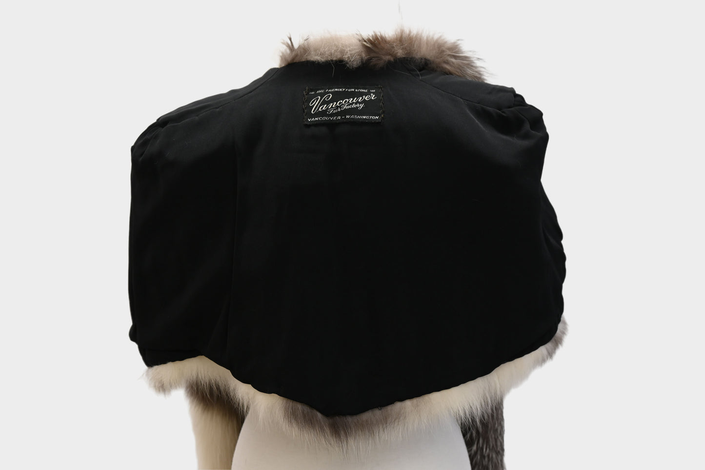 Silver Fox Cropped Fur Jacket