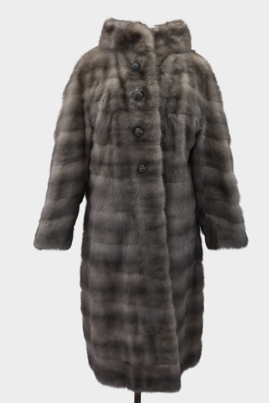 Mink Gray Fur Coat