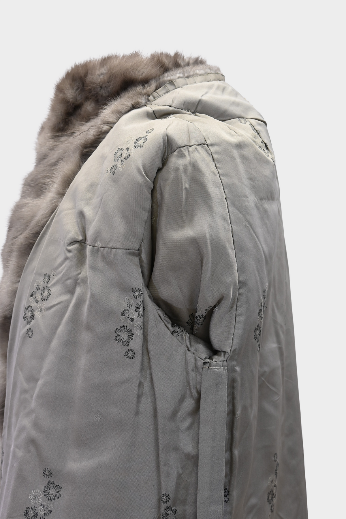 Mink Gray Fur Coat