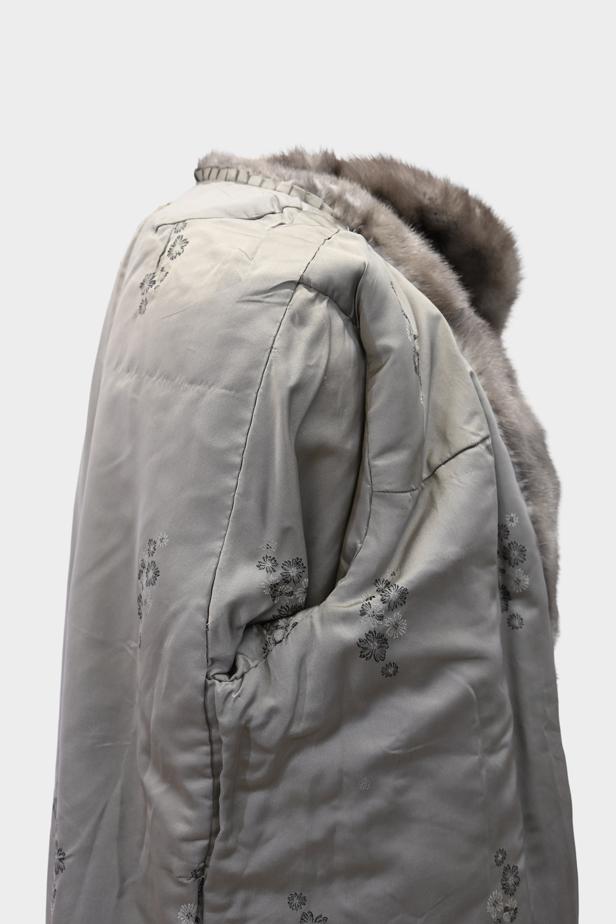 Mink Gray Fur Coat