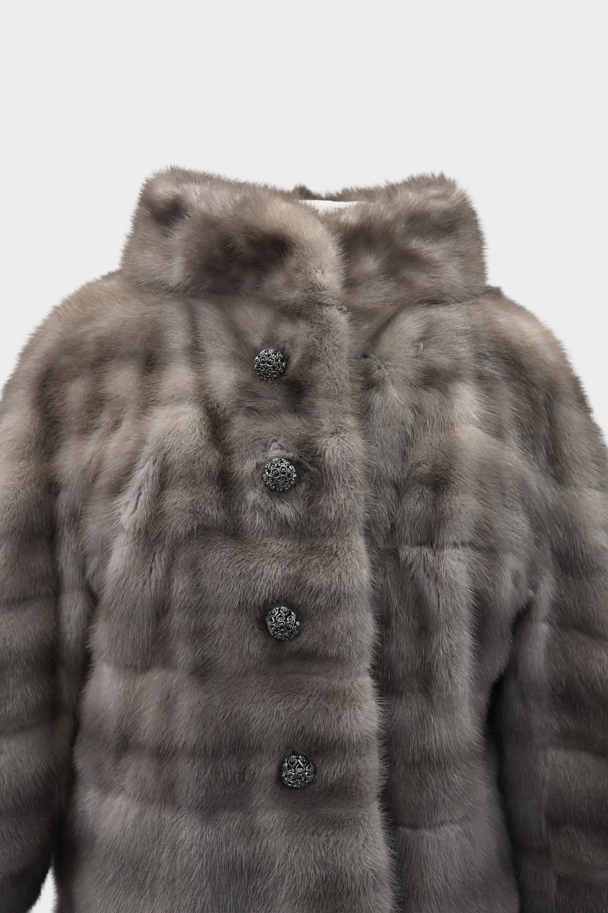 Mink Gray Fur Coat