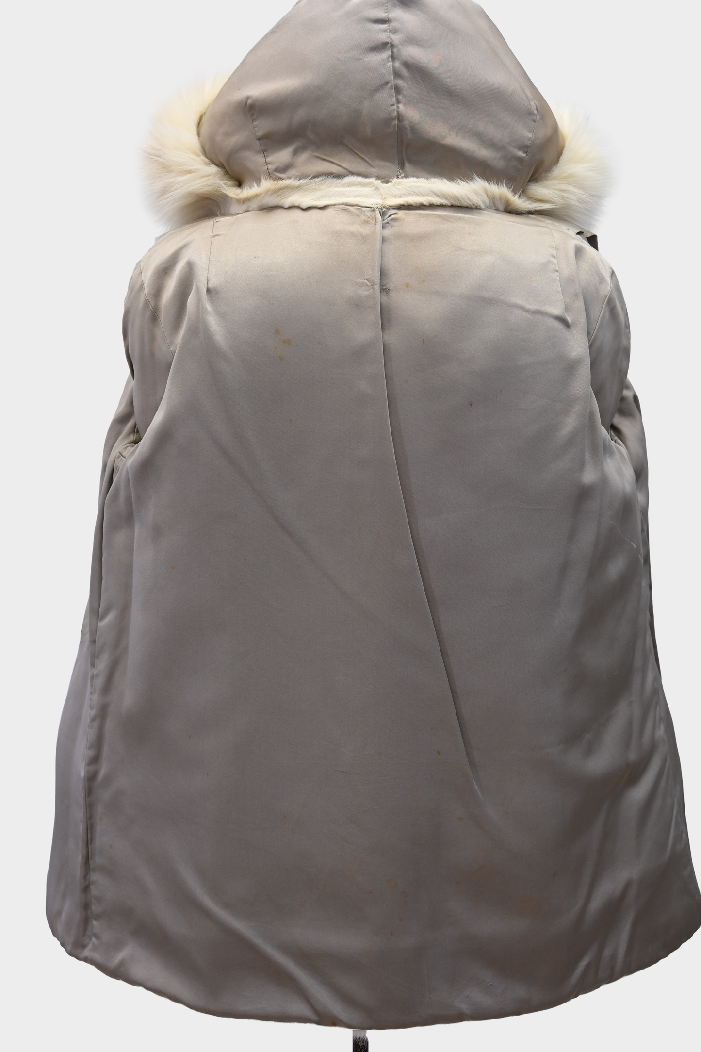 Spotted Fox Fur Bomber Jacket