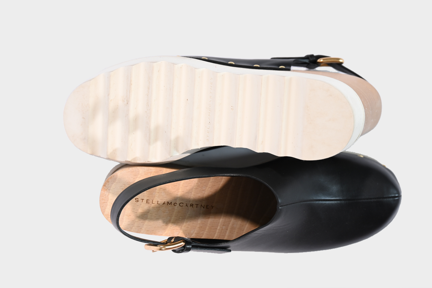 Stella McCartney Elyse Slingback Platform Clogs SZ 41, US 11