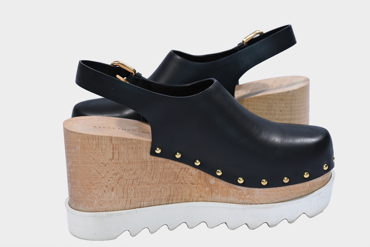Stella McCartney Elyse Slingback Platform Clogs SZ 41, US 11