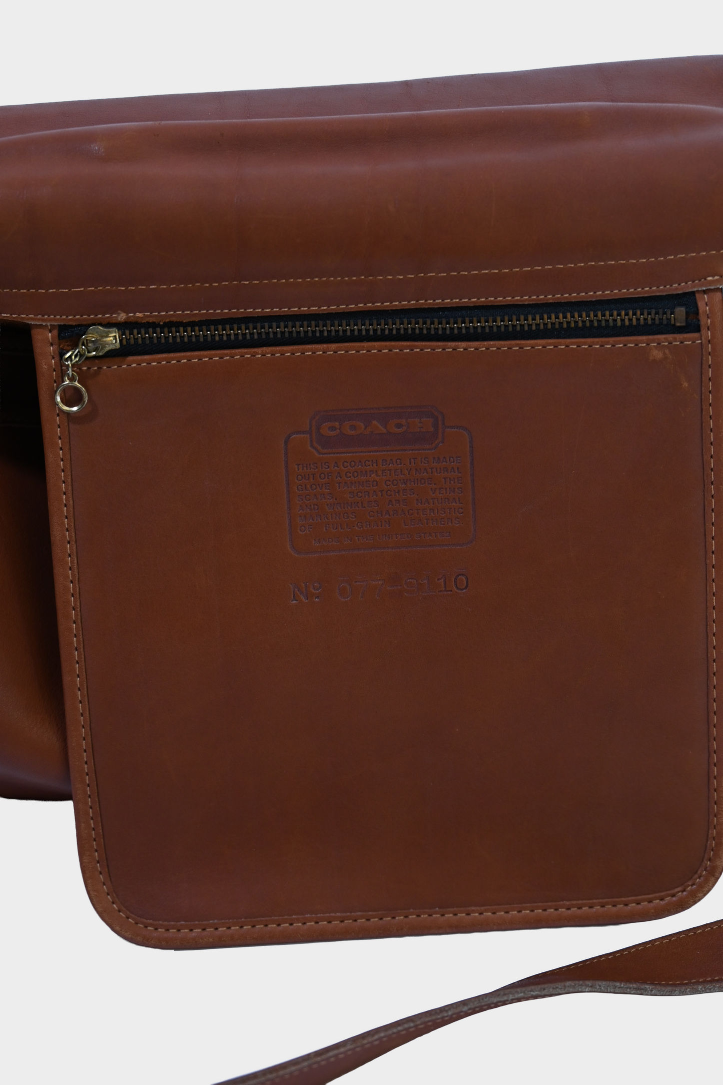 Vintage Coach Lexington Briefcase British Tan Glove Tanned Leather USA Made