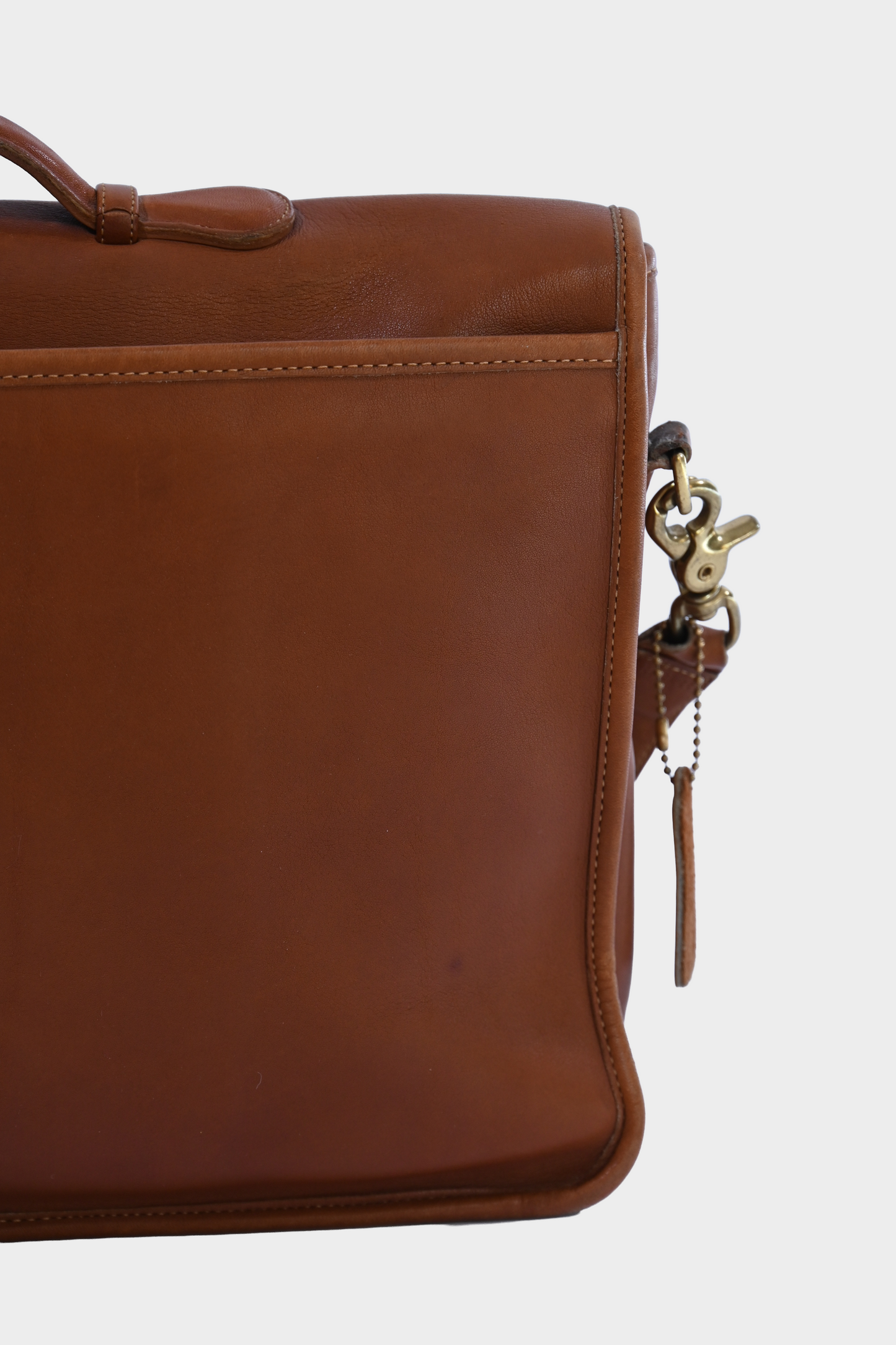 Vintage Coach Lexington Briefcase British Tan Glove Tanned Leather USA Made