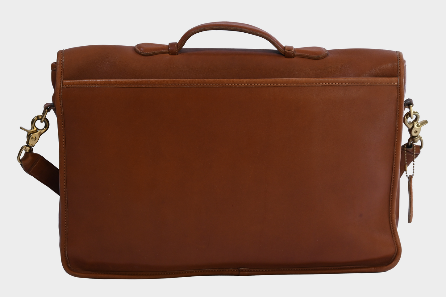 Vintage Coach Lexington Briefcase British Tan Glove Tanned Leather USA Made