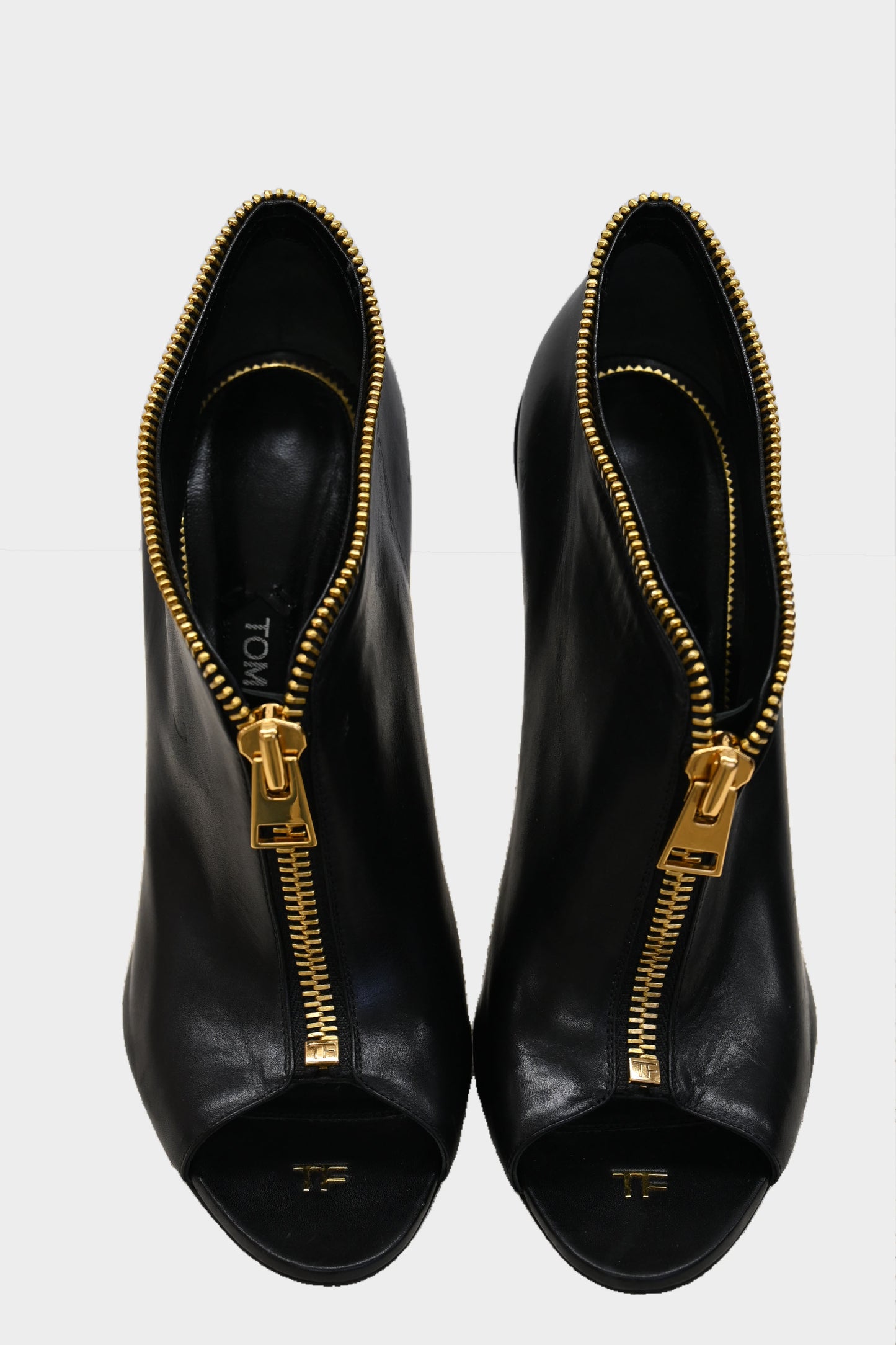 Tom Ford Leather Zipper Heels