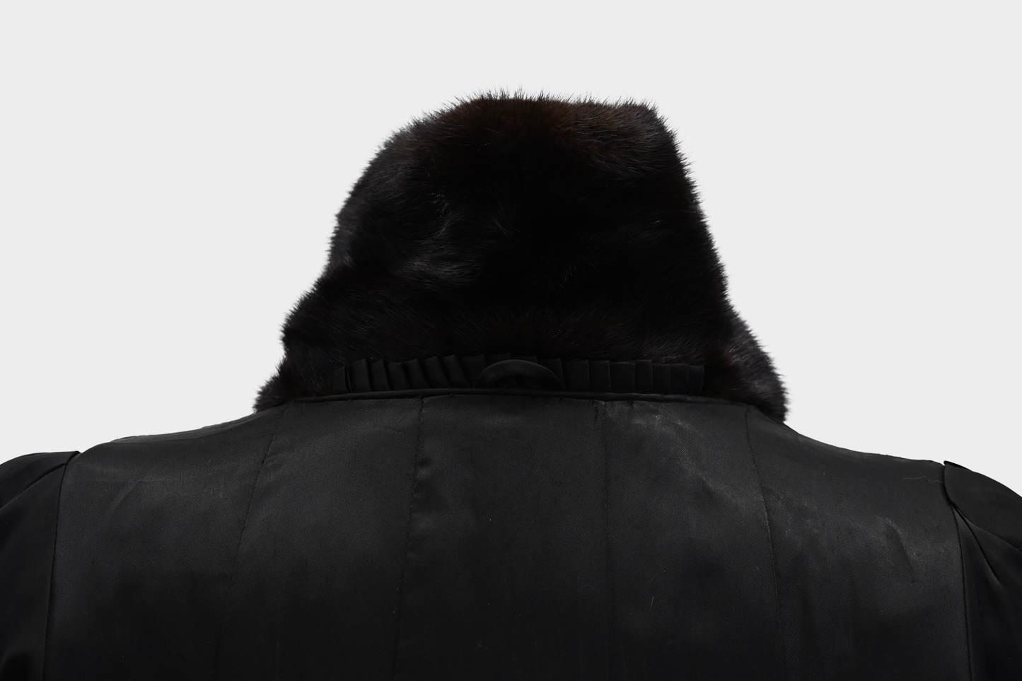 Two Tone Mink Fur Coat