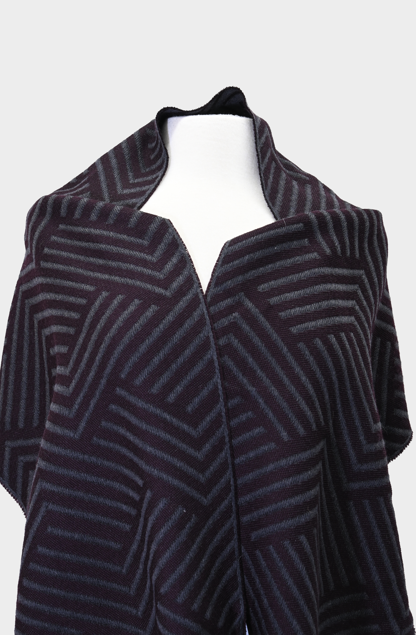 Versace Wool Shawl Scarf